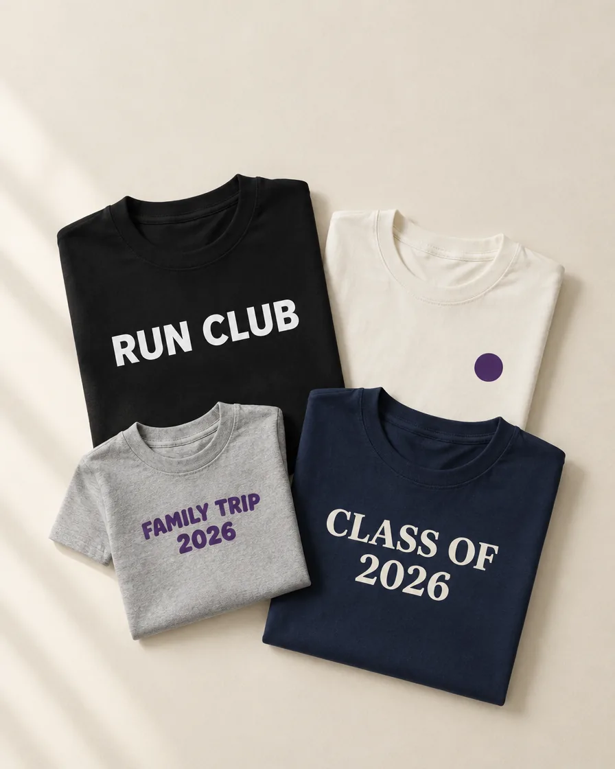 Brand colour t-shirts from Fleeke