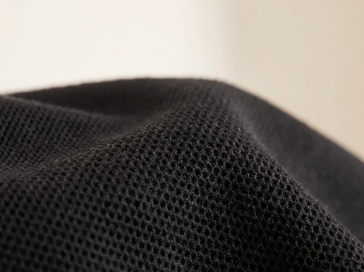 Close-up of the cotton Airtex knit