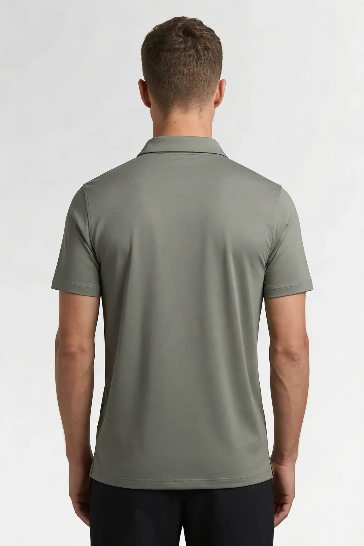 Active Polo in Aluminium, back