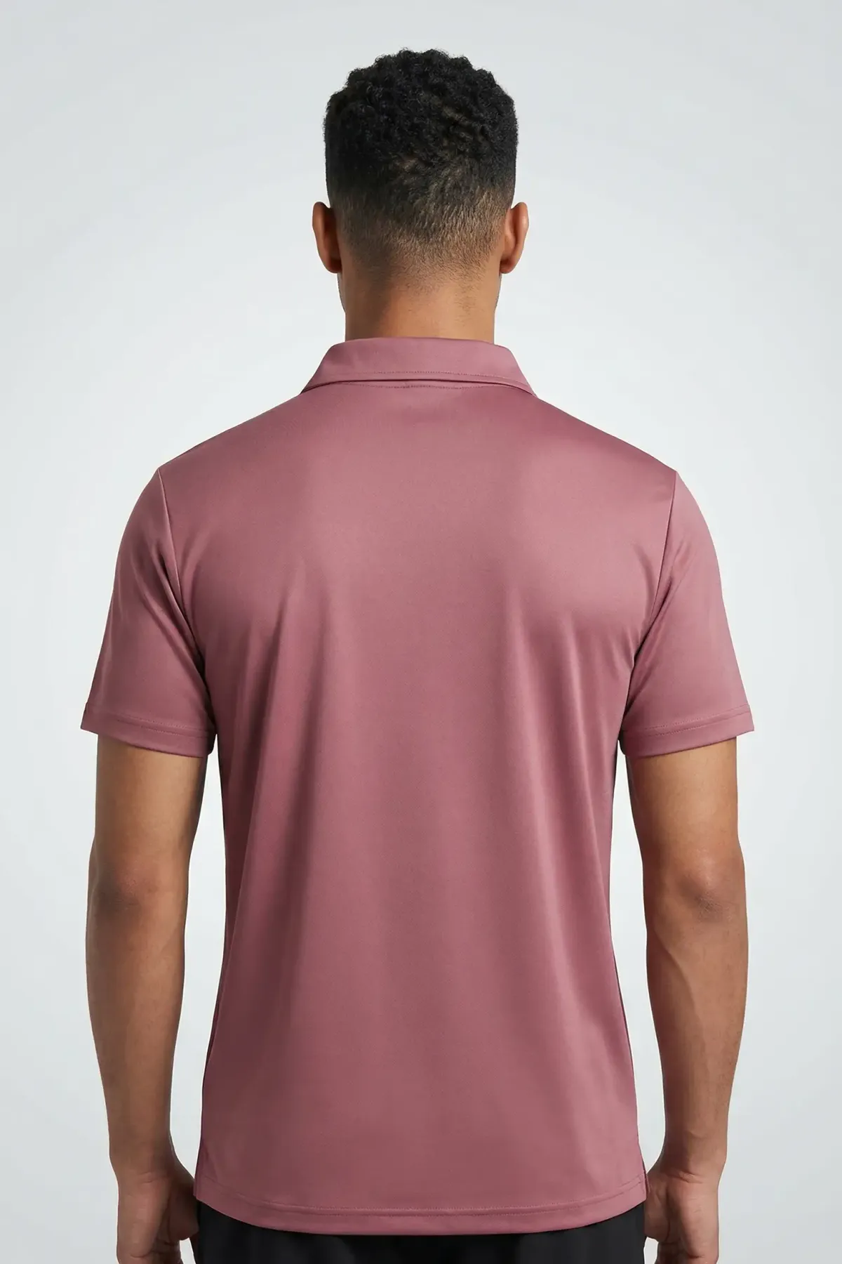 Active Polo in Heather Rose, back