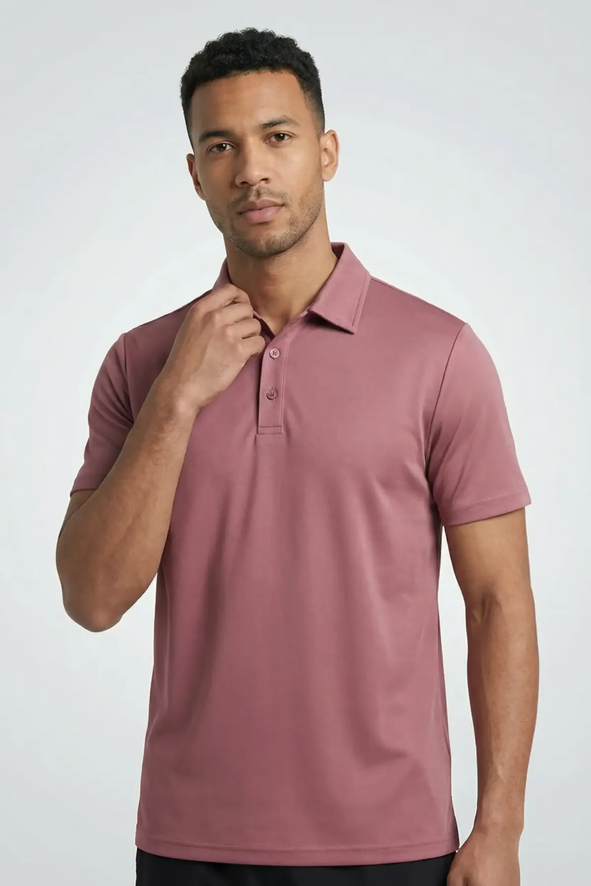 Active Polo in Heather Rose
