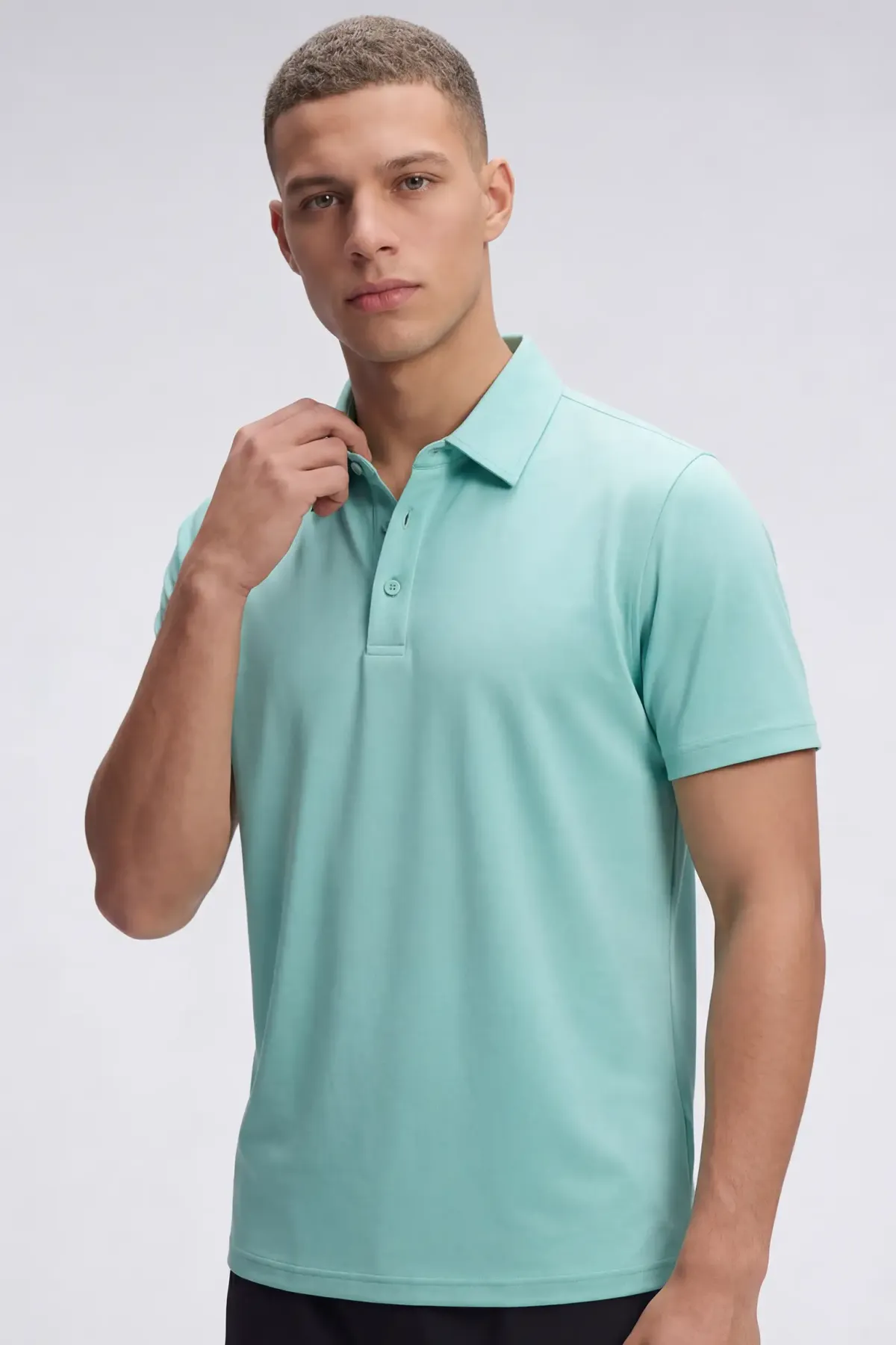Active Polo in Ice Green