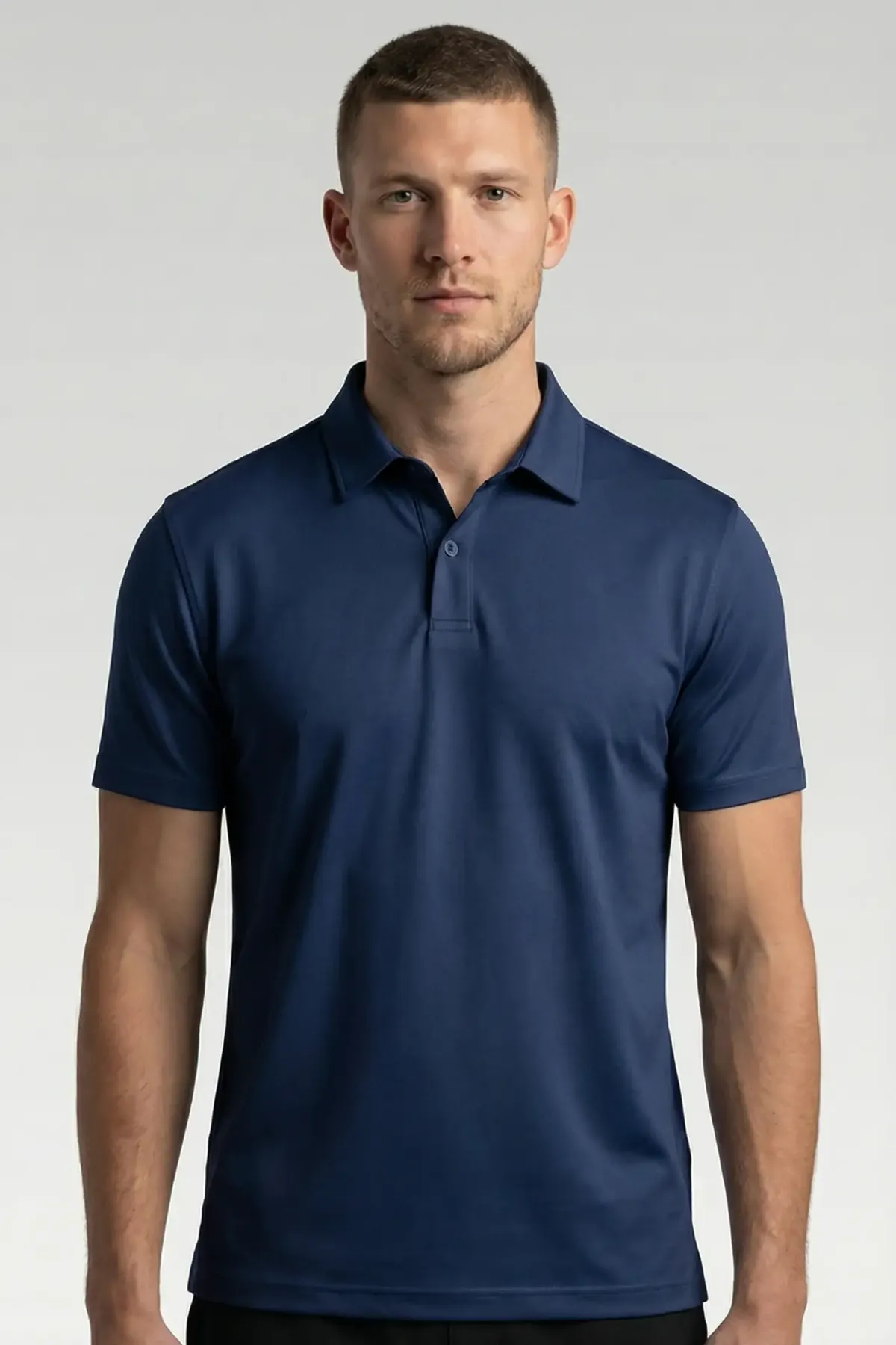 Men's Active Polo in Navy