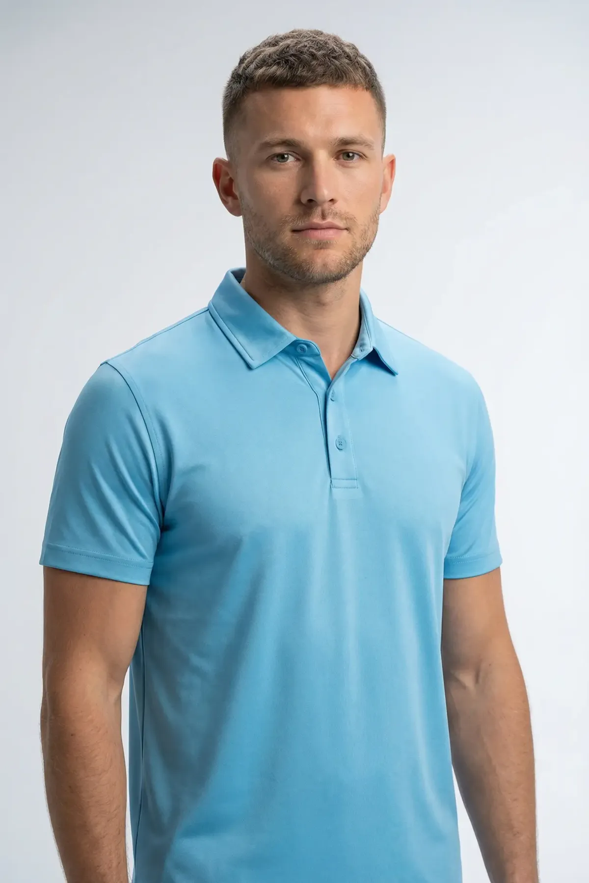 Active Polo in Sky Blue