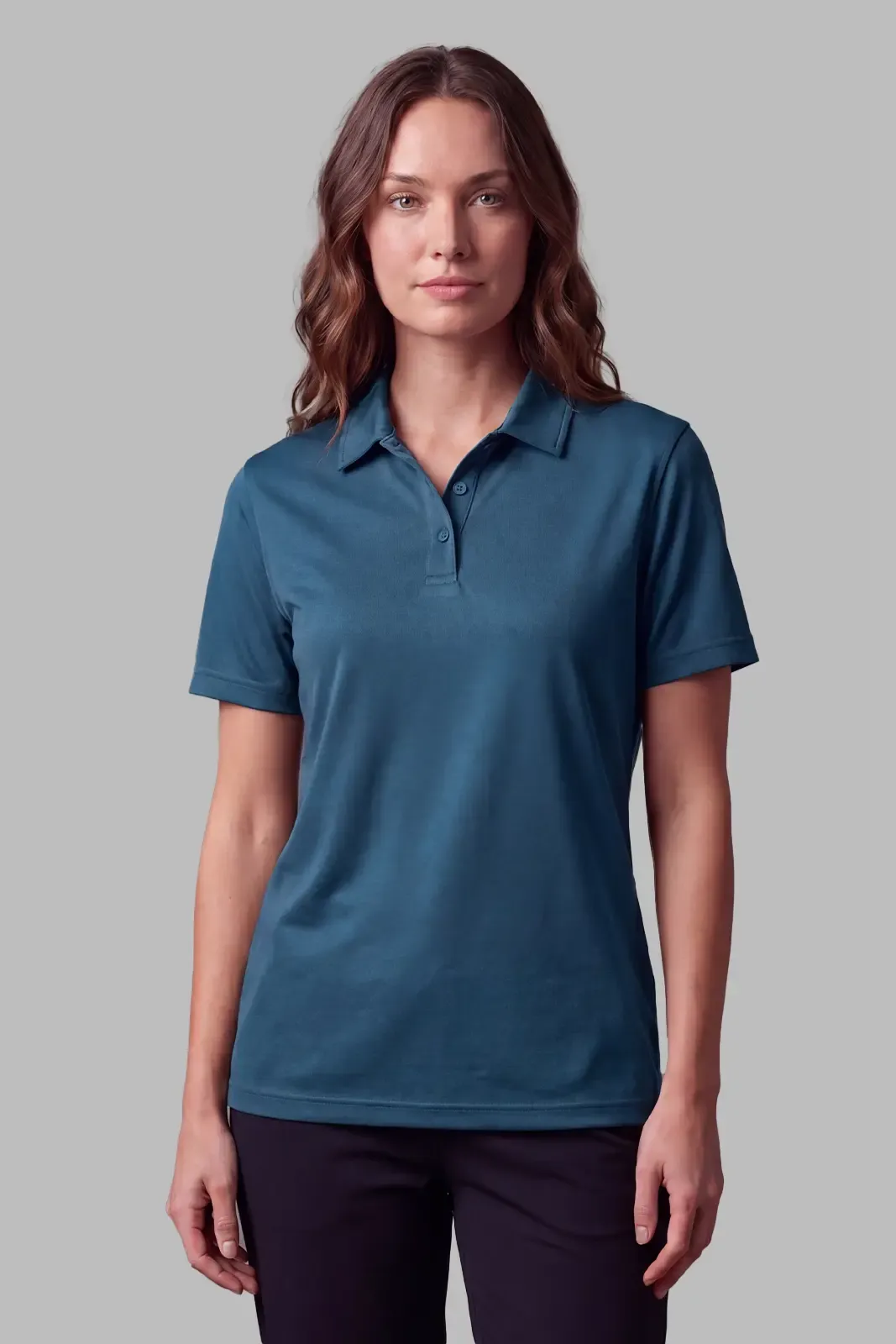 Women's Active Polo in Blue