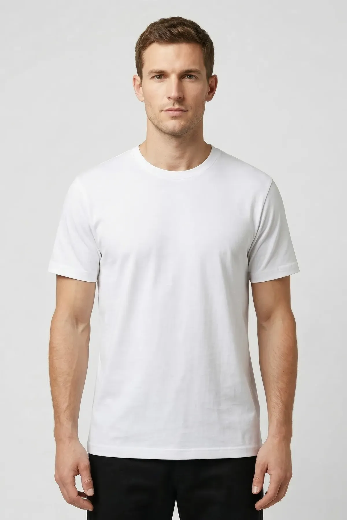 Men's Classic Crewneck in White