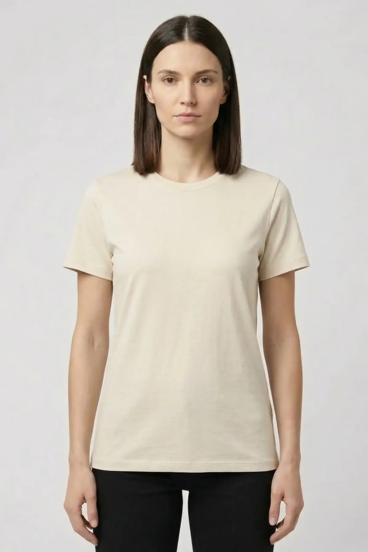 Women's Classic Crewneck in Cream