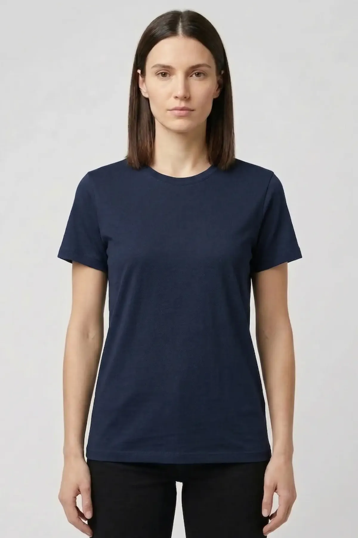 Women's Classic Crewneck in Navy