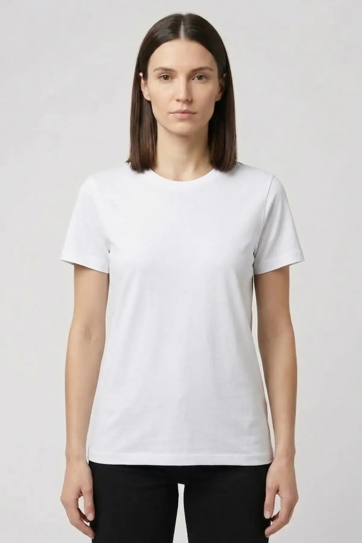Women's Classic Crewneck in White