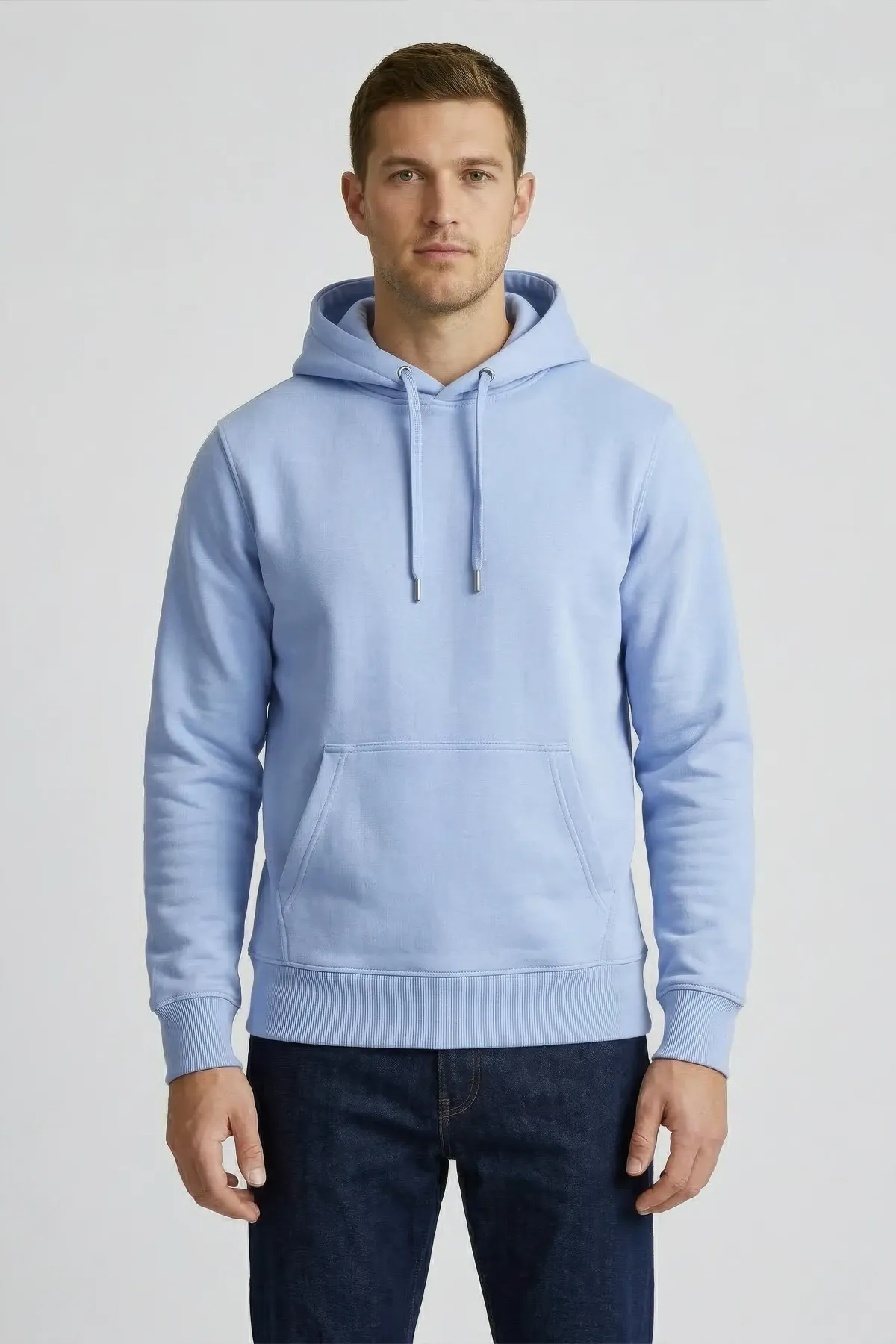 Men's Classic Hoodie in Sky Blue