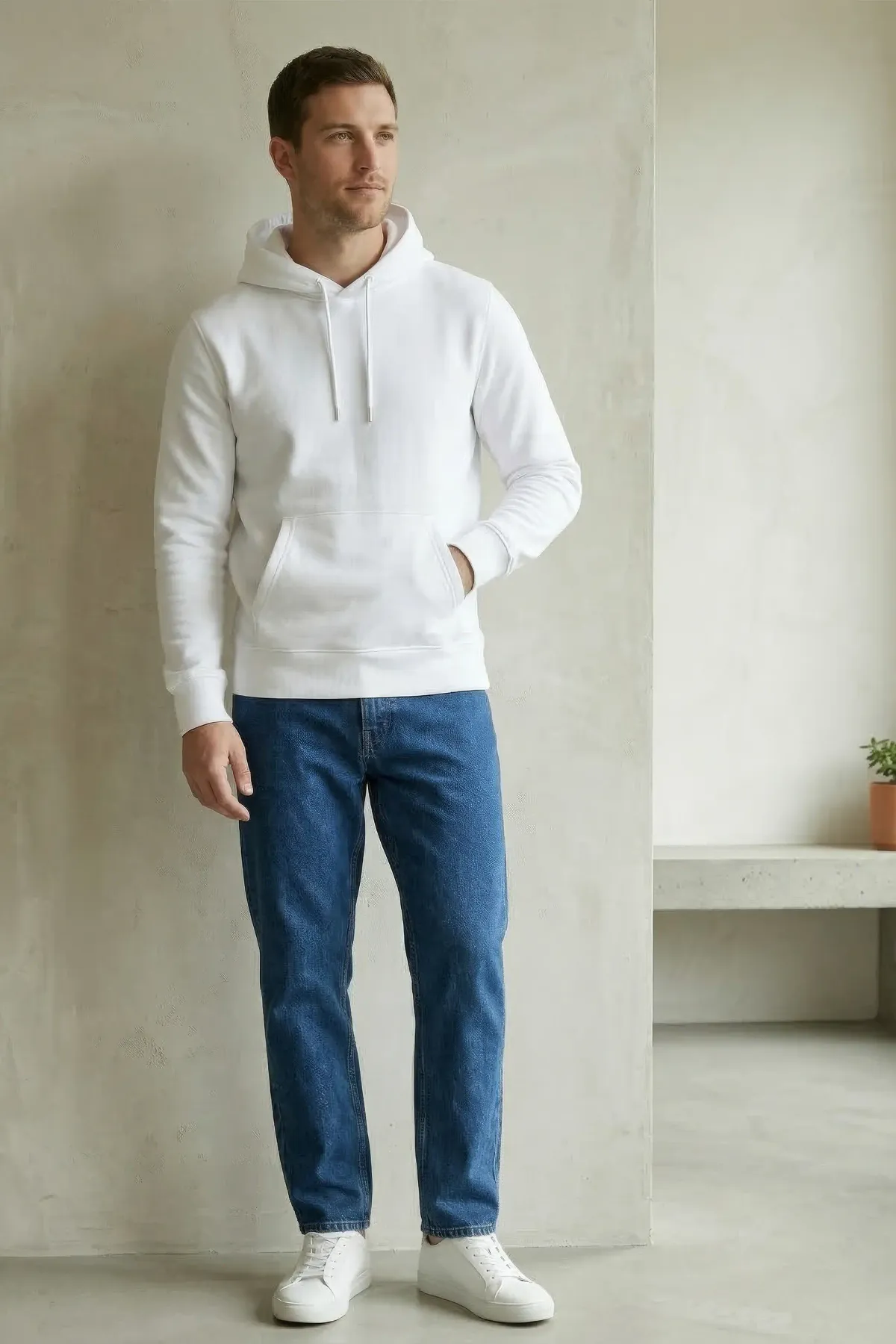 Classic Hoodie in White