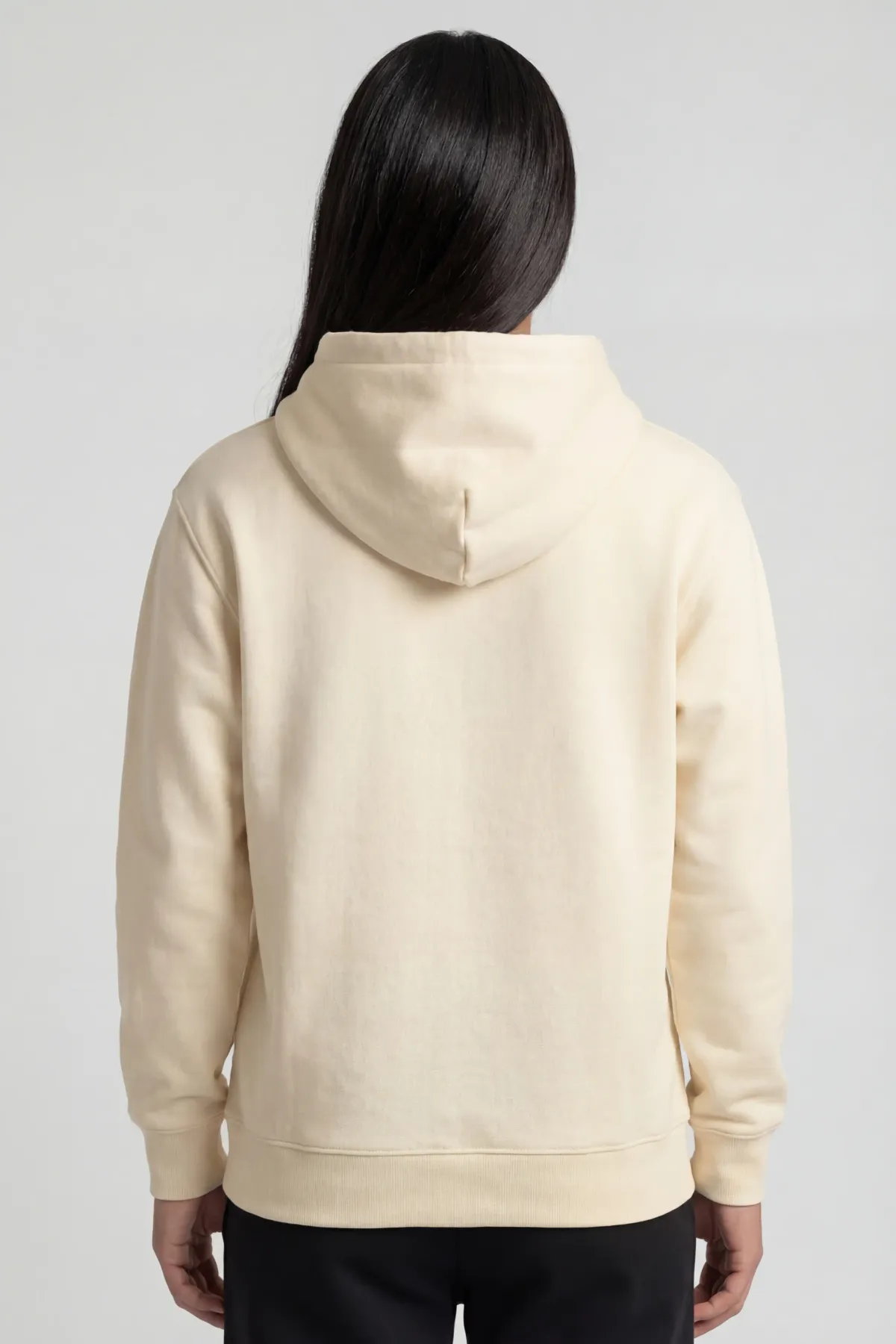Classic Hoodie in Off White, back