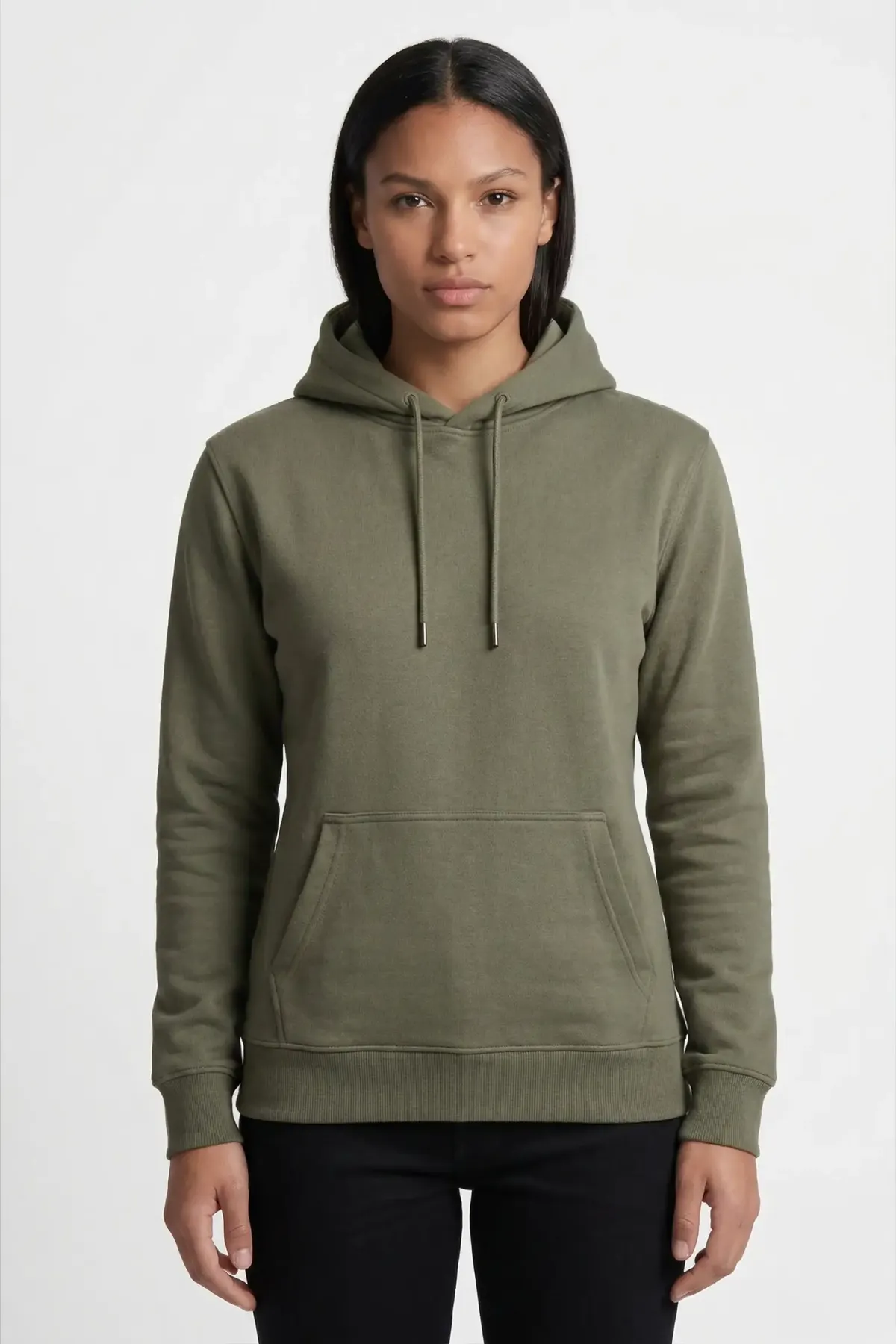 Women's Classic Hoodie in Olive Green