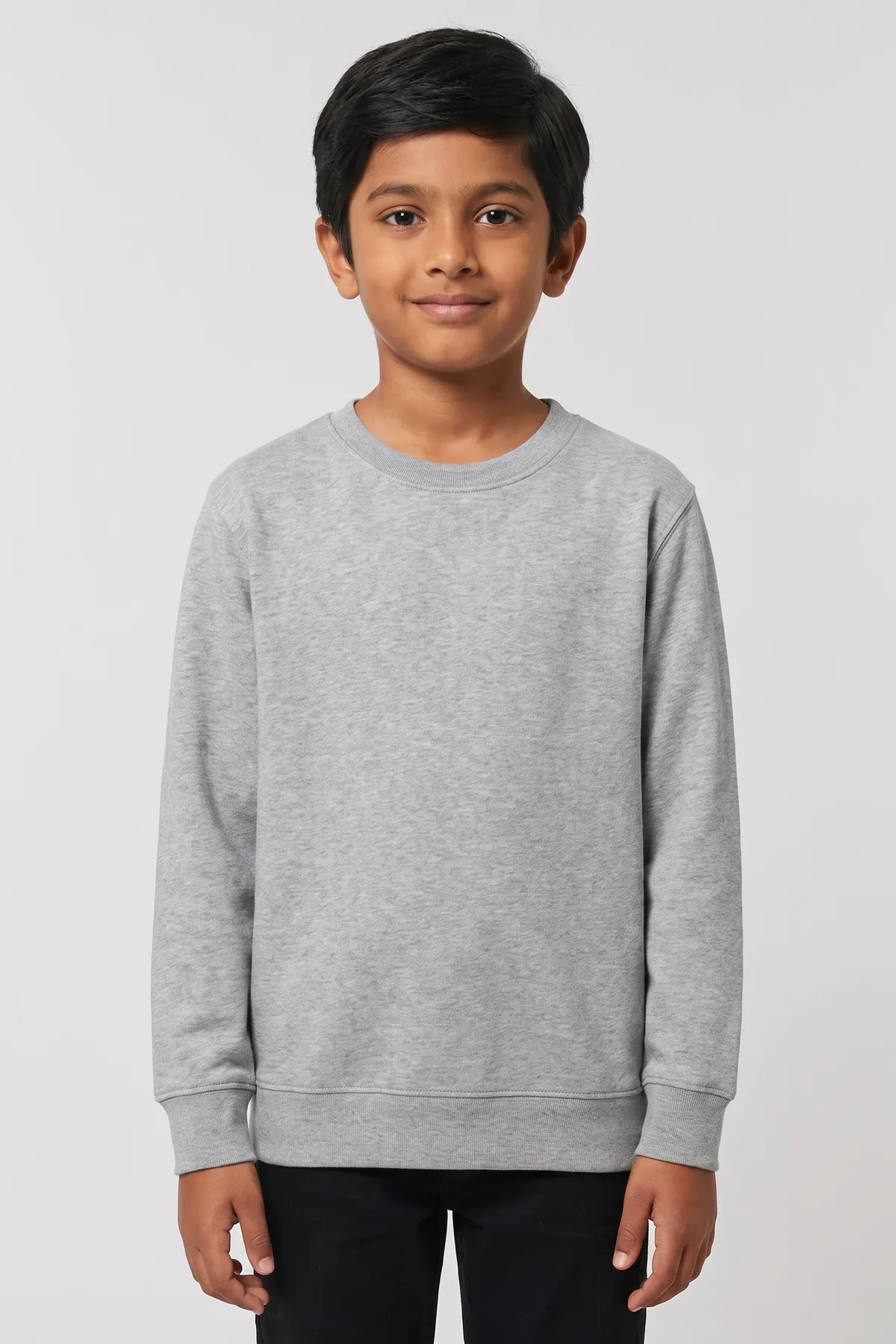 Classic Kids Sweatshirt in Grey Melange