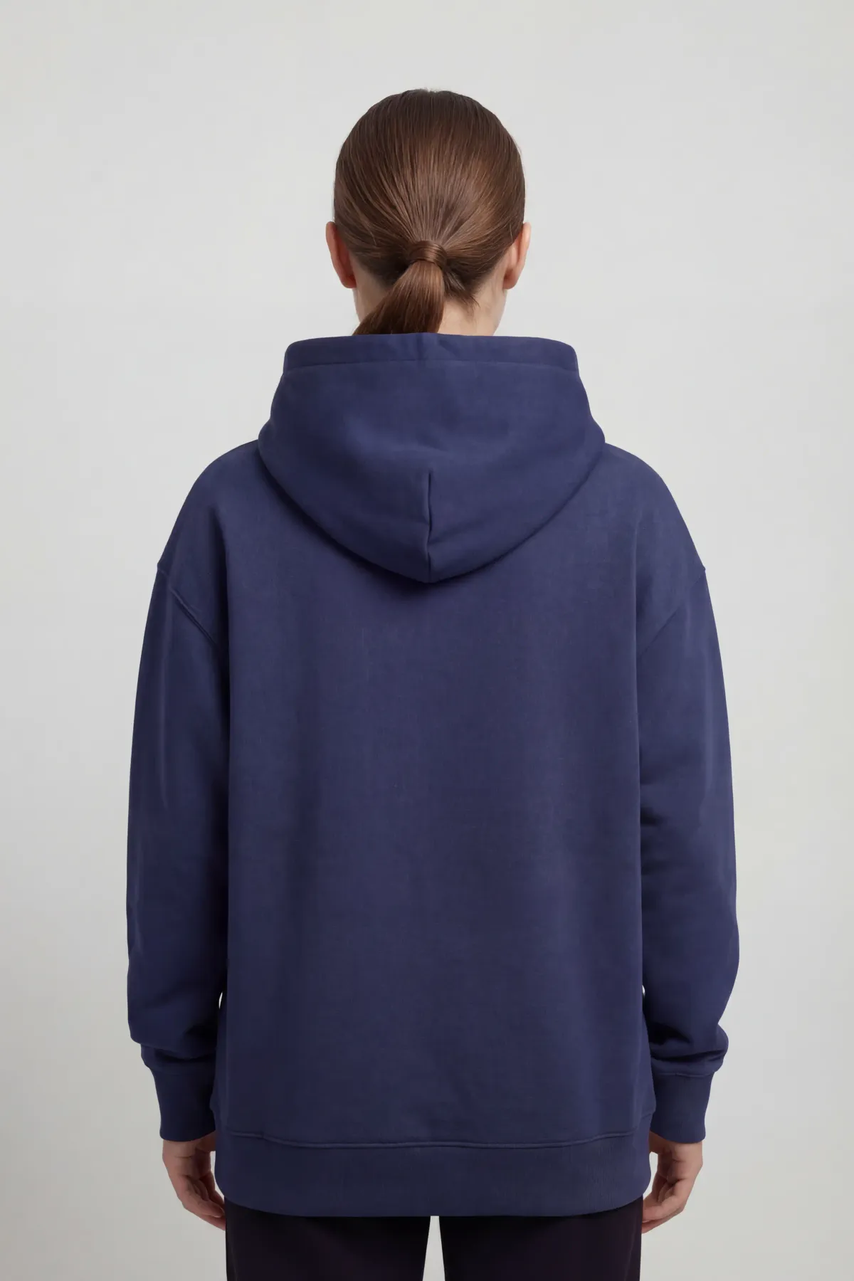 Classic Oversized Hoodie in Navy, back
