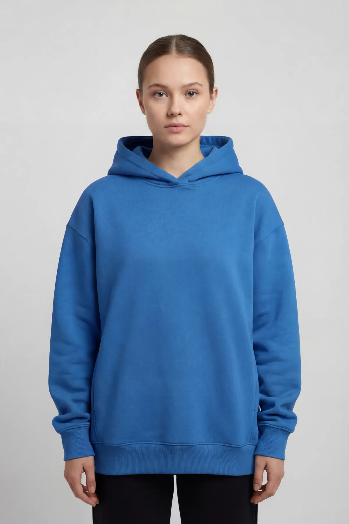 Women's Classic Oversized Hoodie in Sky Blue