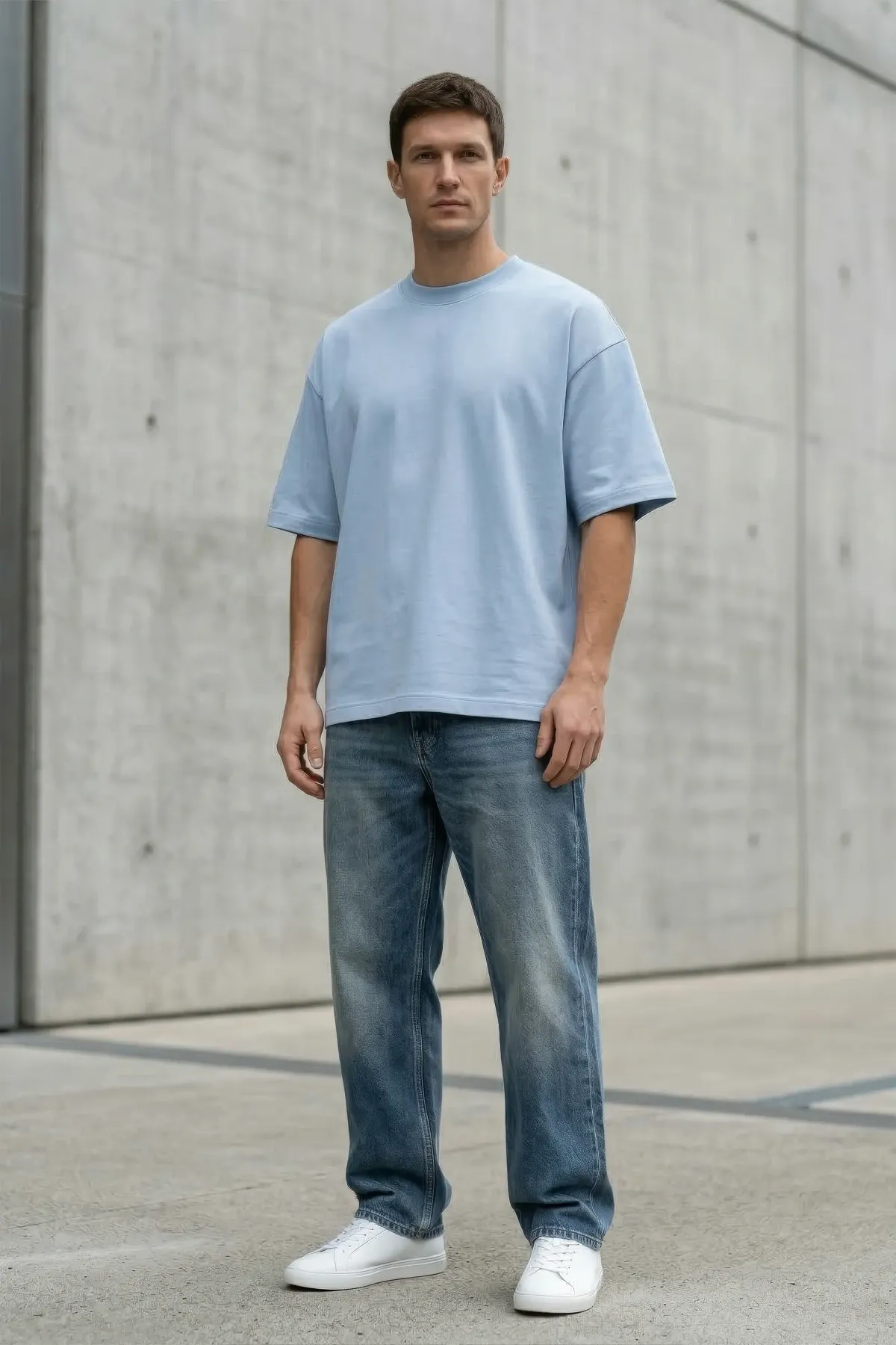Classic Oversized in Light Blue