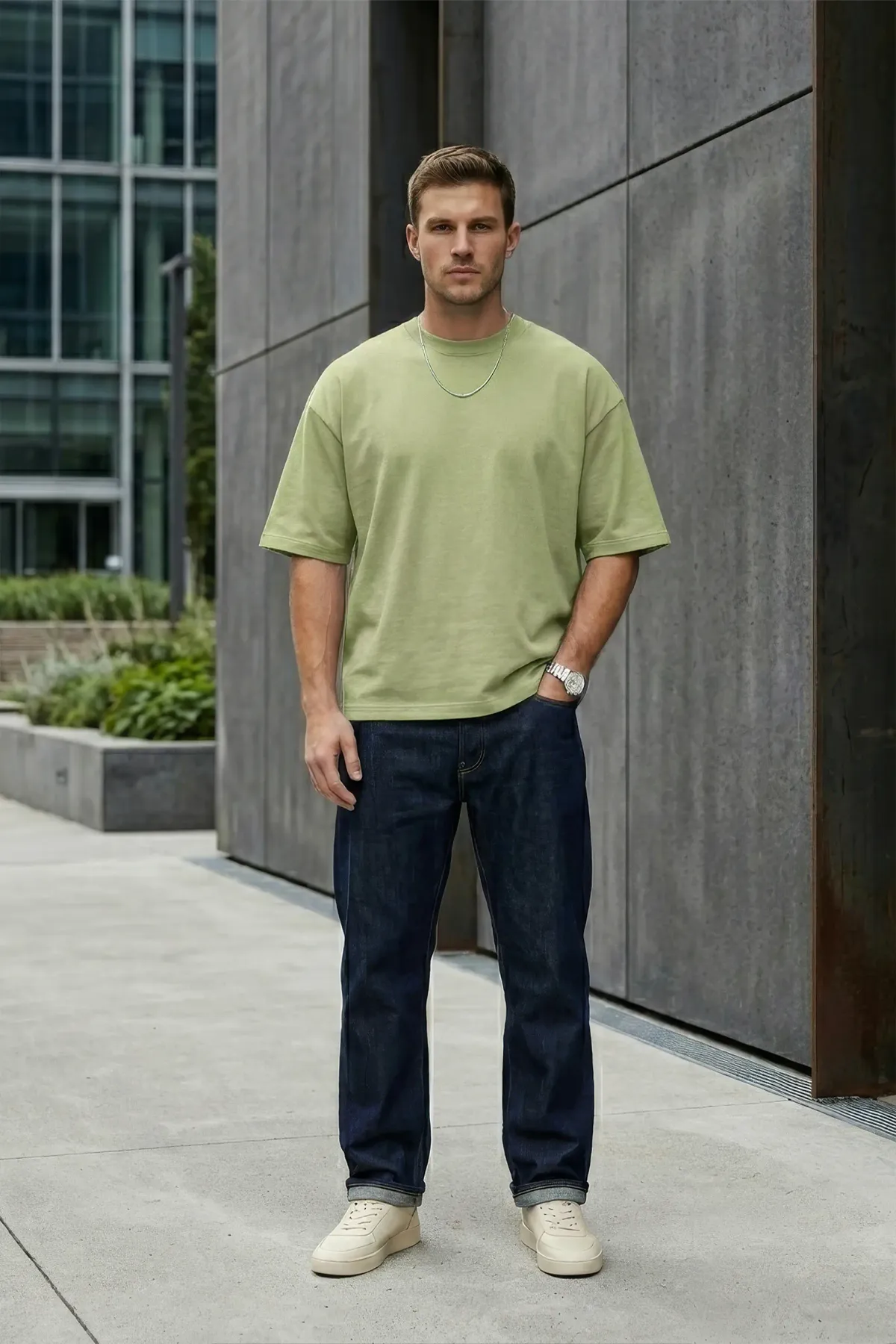 Classic Oversized in Light Green