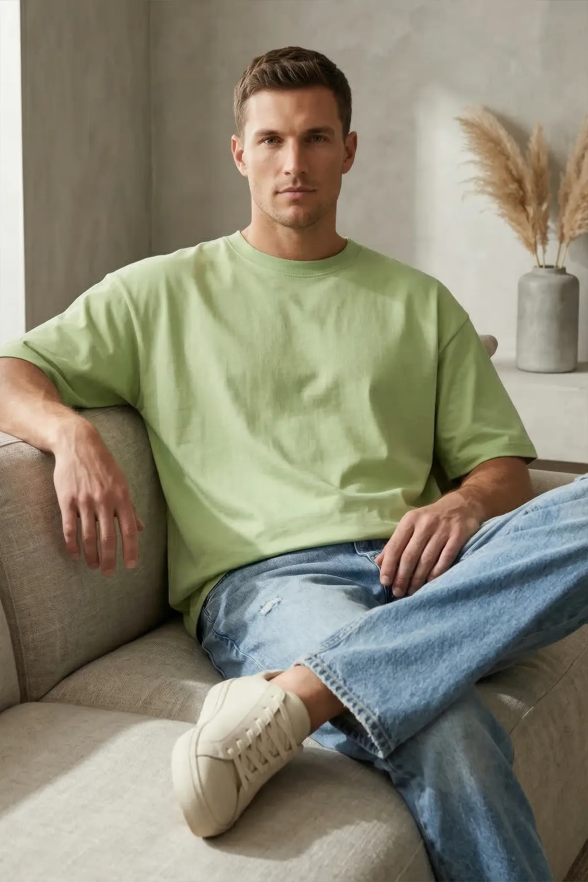 Classic Oversized in Light Green