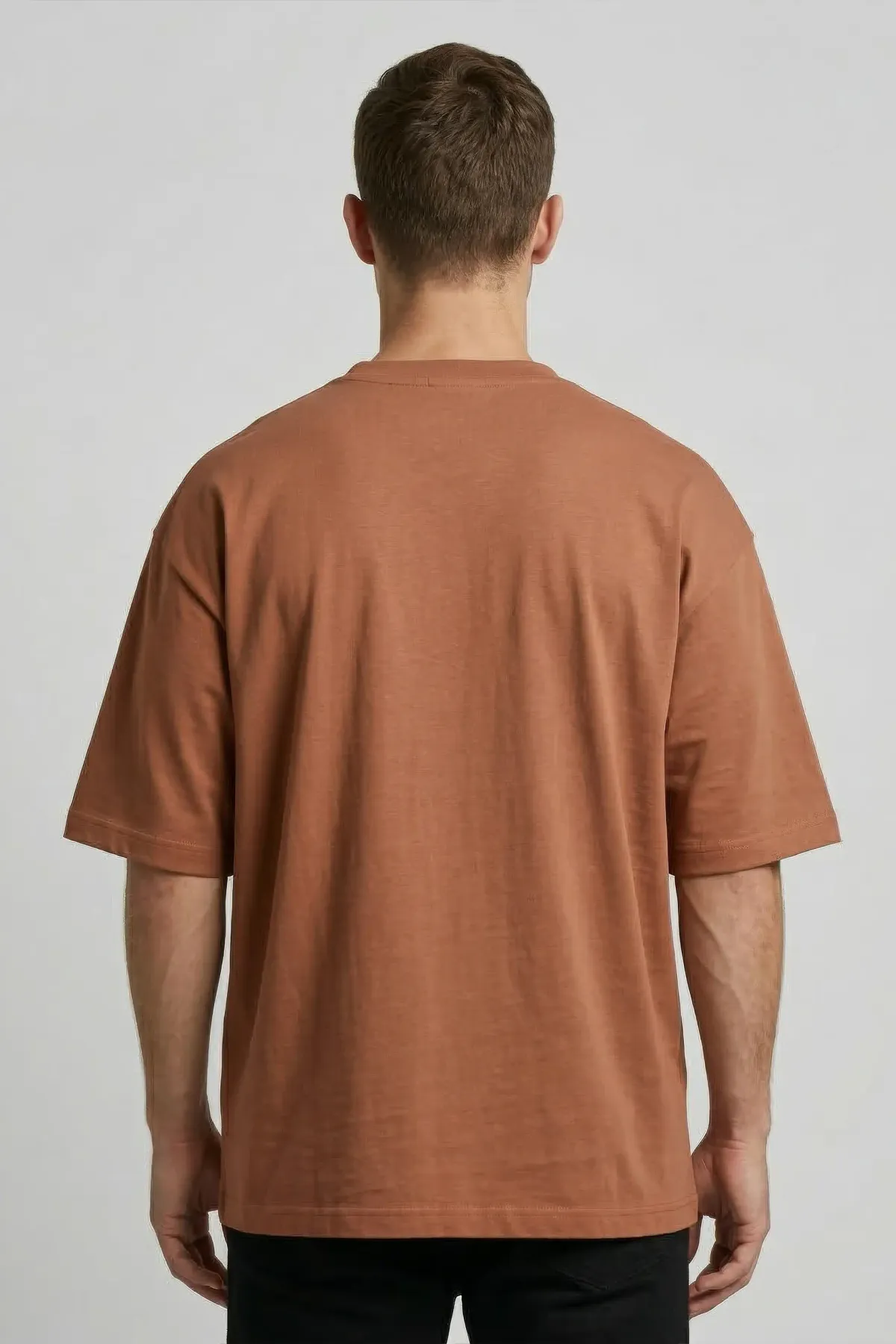 Classic Oversized in Mocha, back