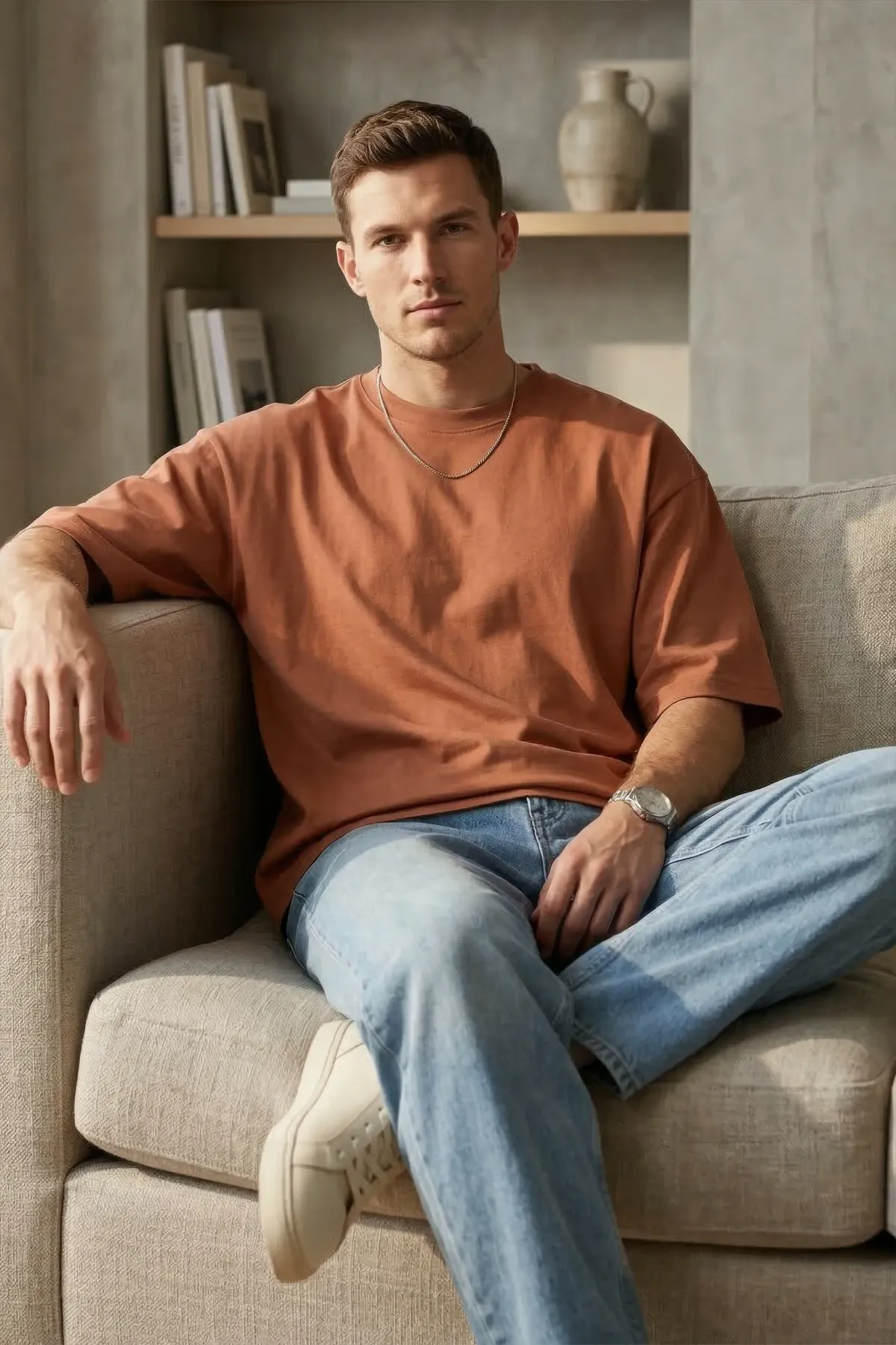 Classic Oversized in Mocha