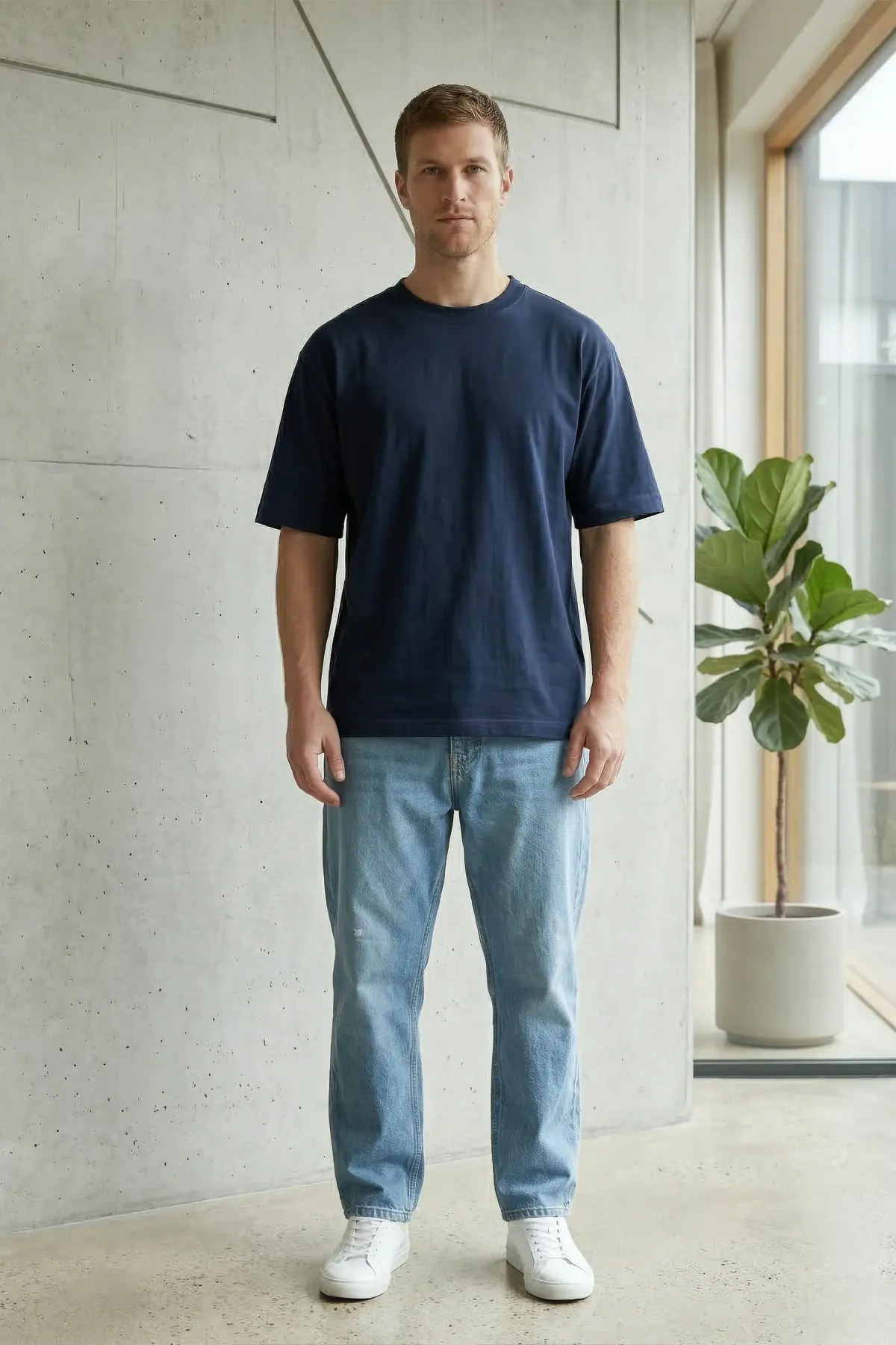 Classic Oversized in Navy