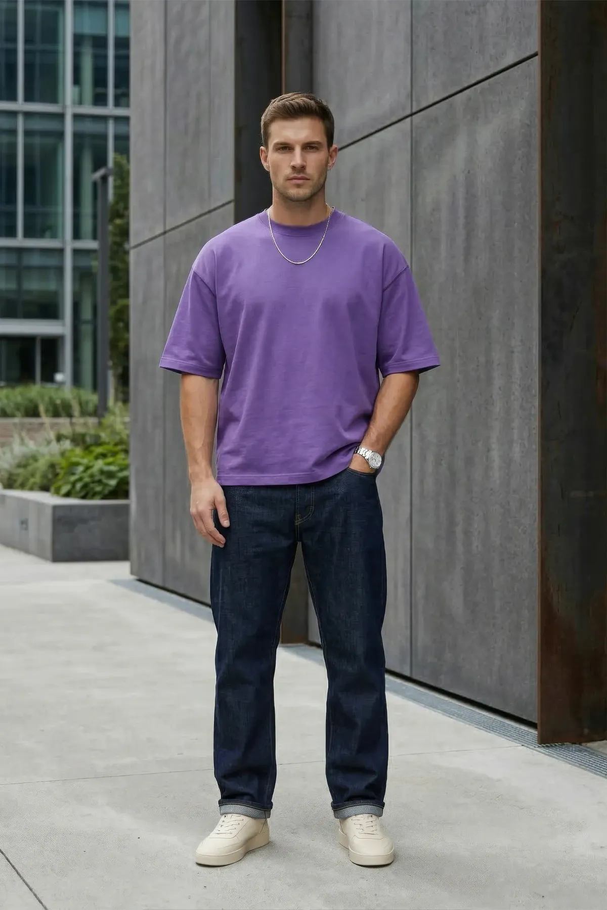 Classic Oversized in Purple
