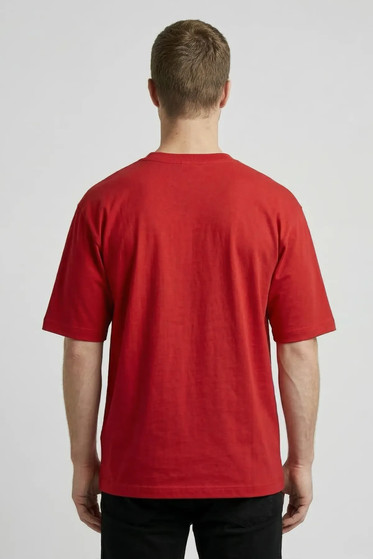 Classic Oversized in Red, back