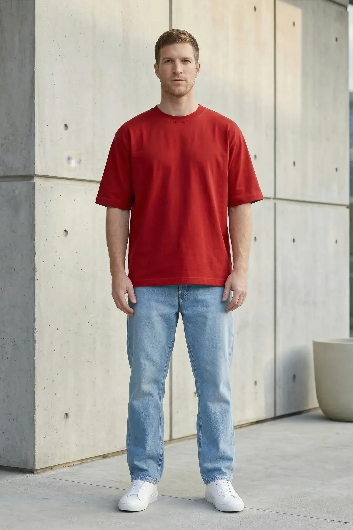 Classic Oversized in Red