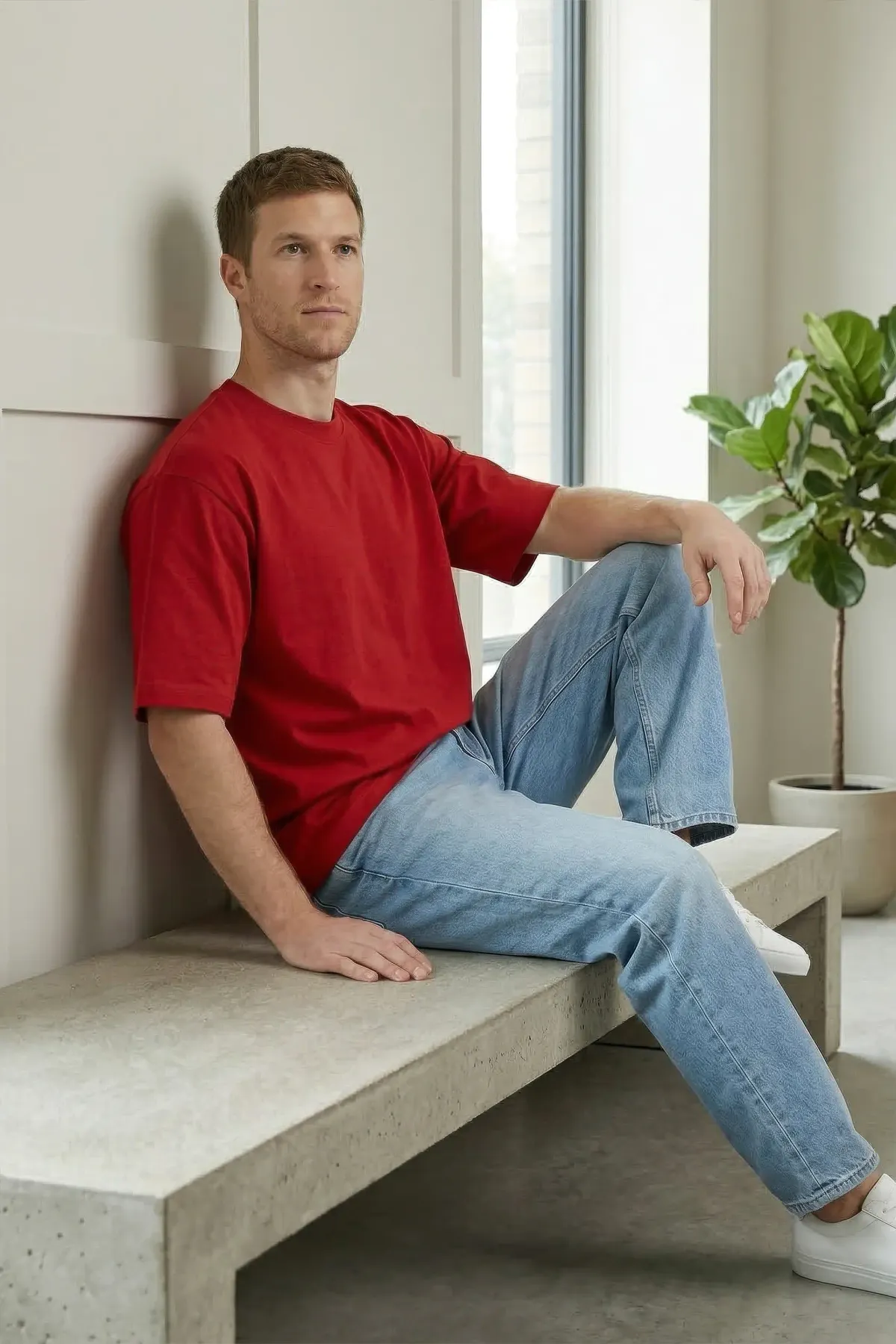 Classic Oversized in Red