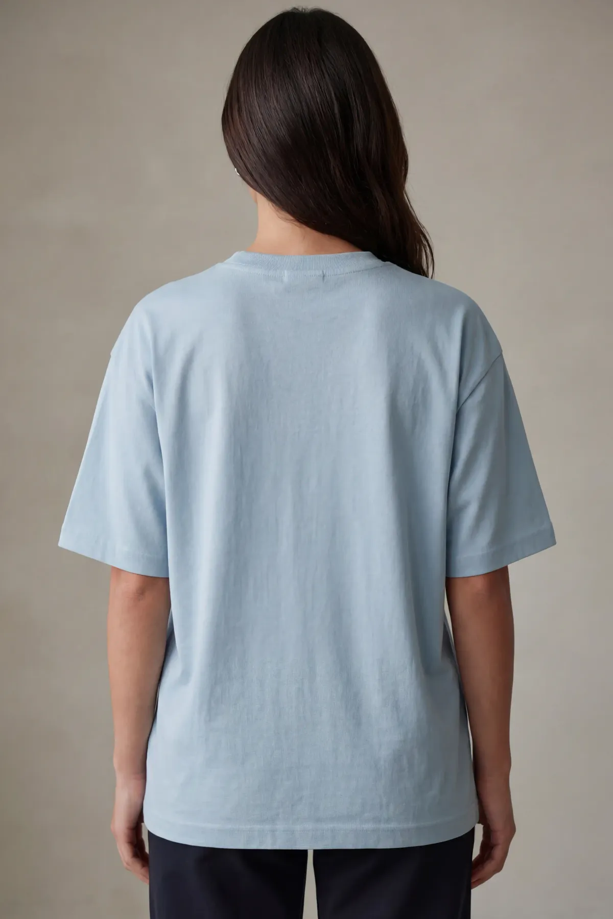 Classic Oversized in Light Blue, back