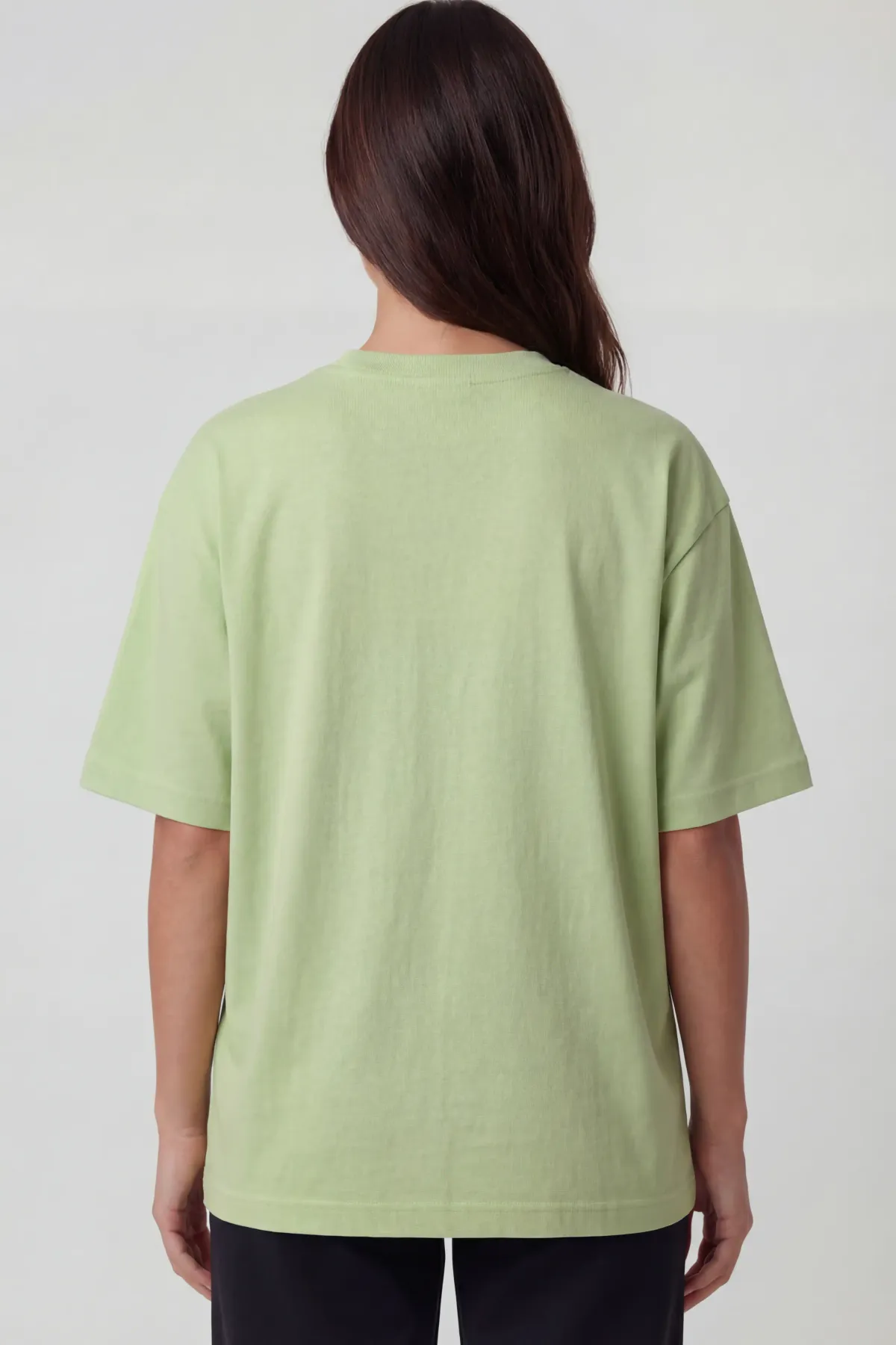 Classic Oversized in Light Green, back