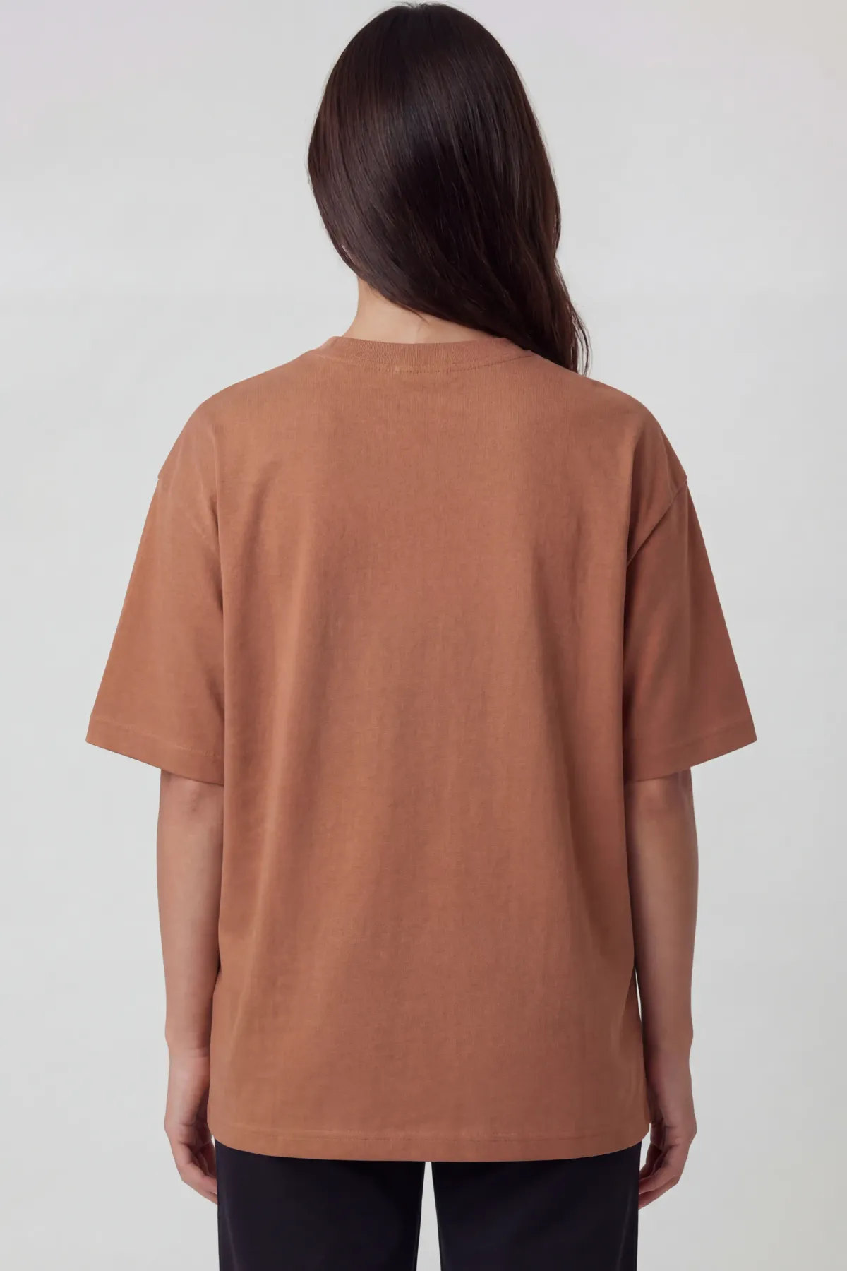 Classic Oversized in Mocha, back
