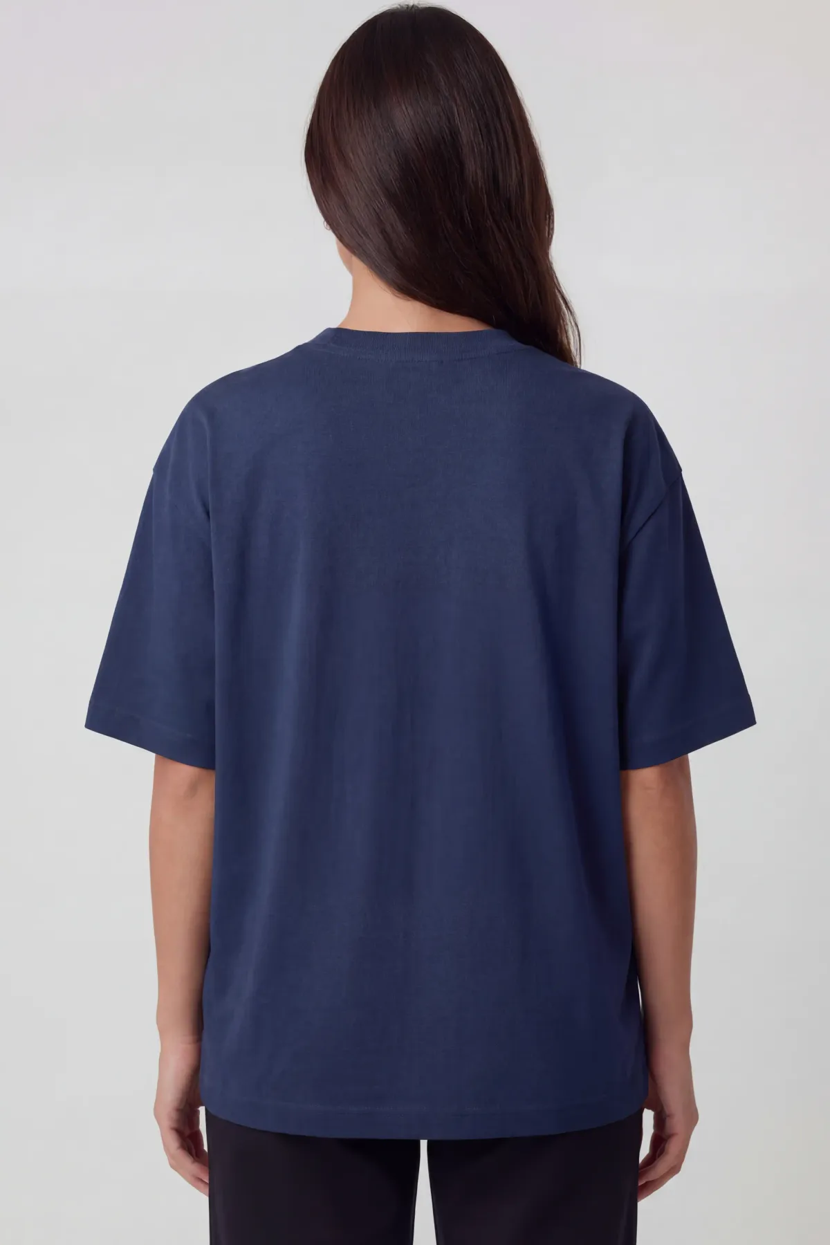 Classic Oversized in Navy, back