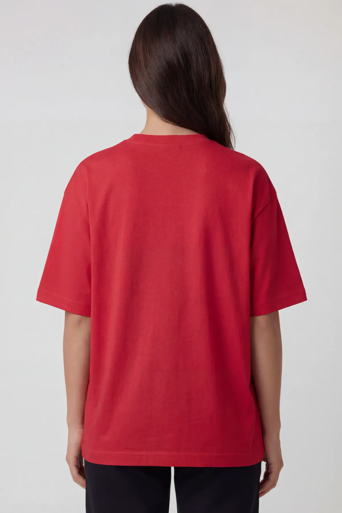 Classic Oversized in Red, back