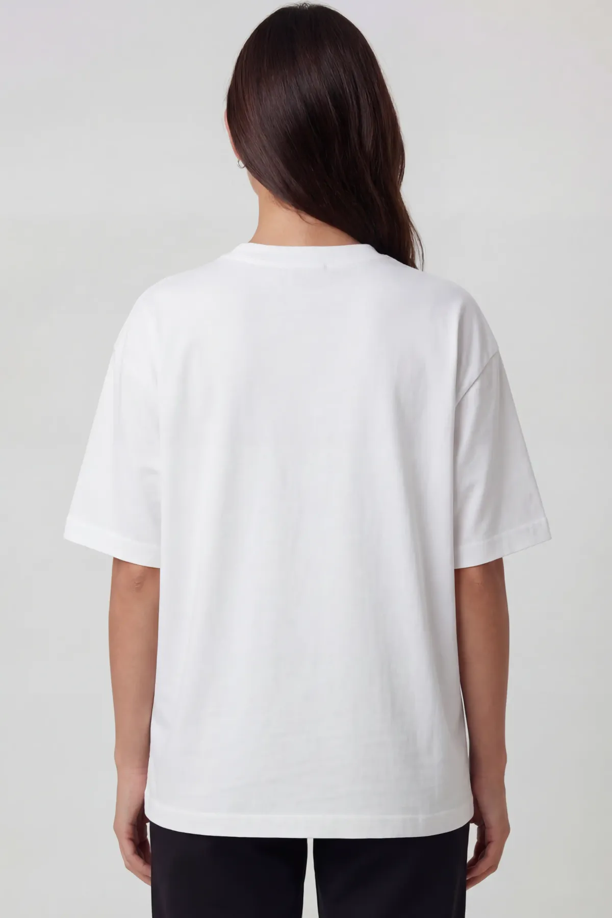 Classic Oversized in White, back