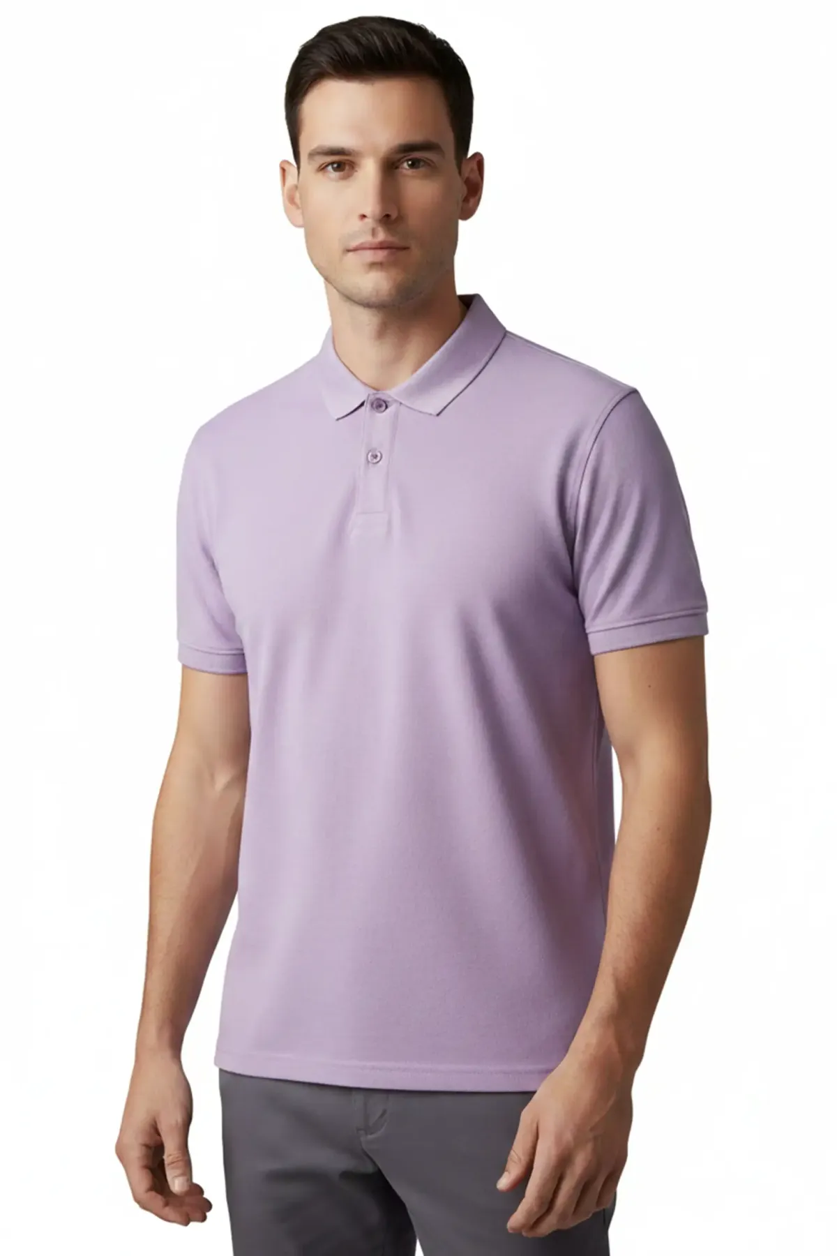Men's Classic Polo in Lavender