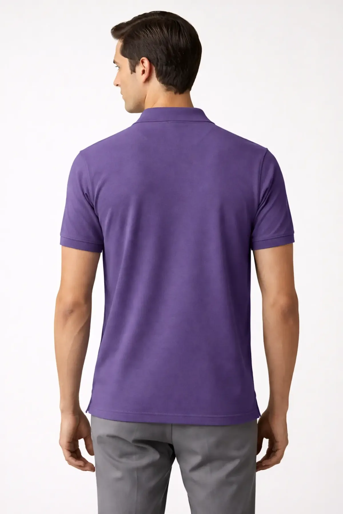 Classic Polo in Lilac, back