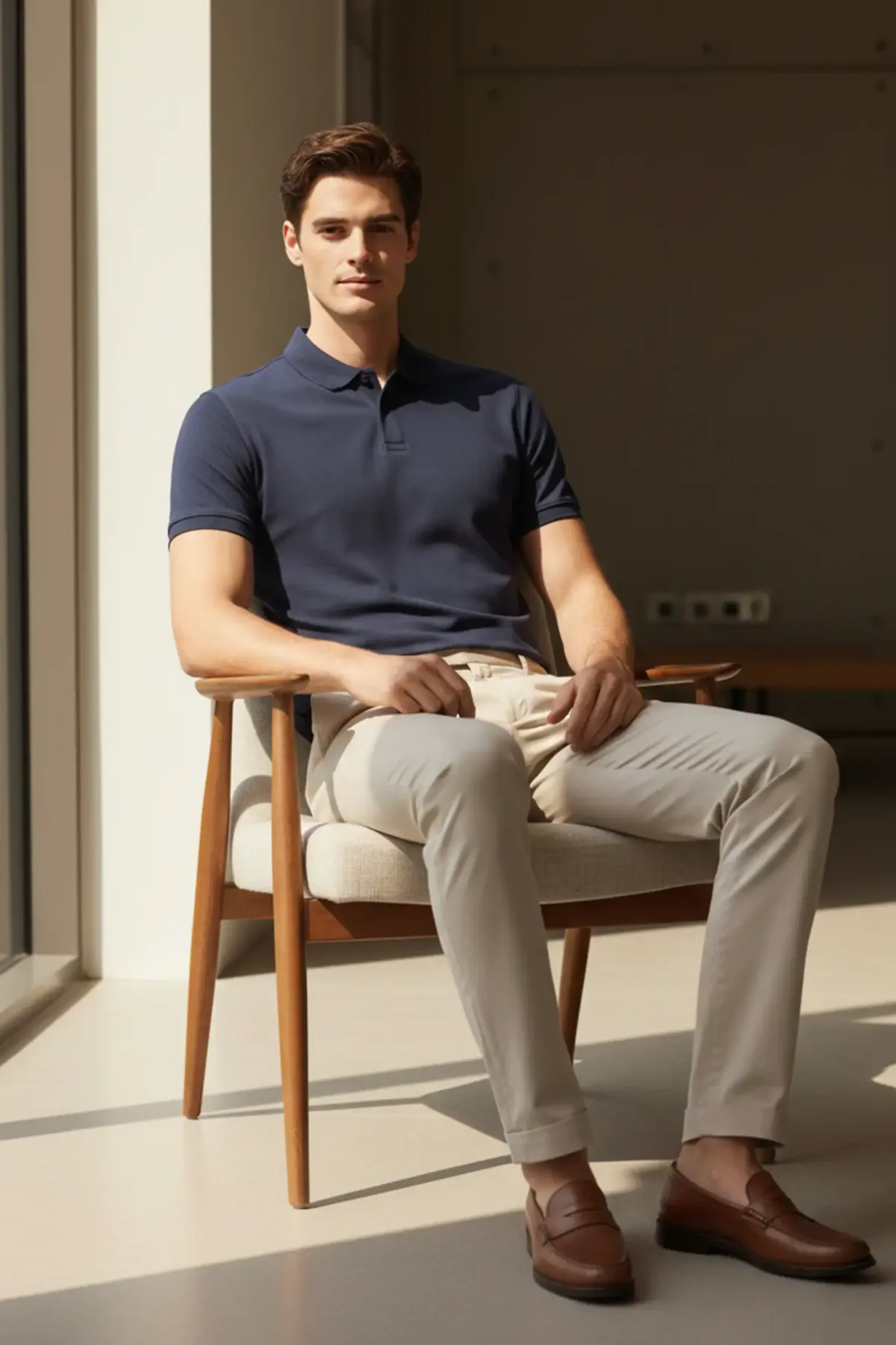 Classic Polo in Navy