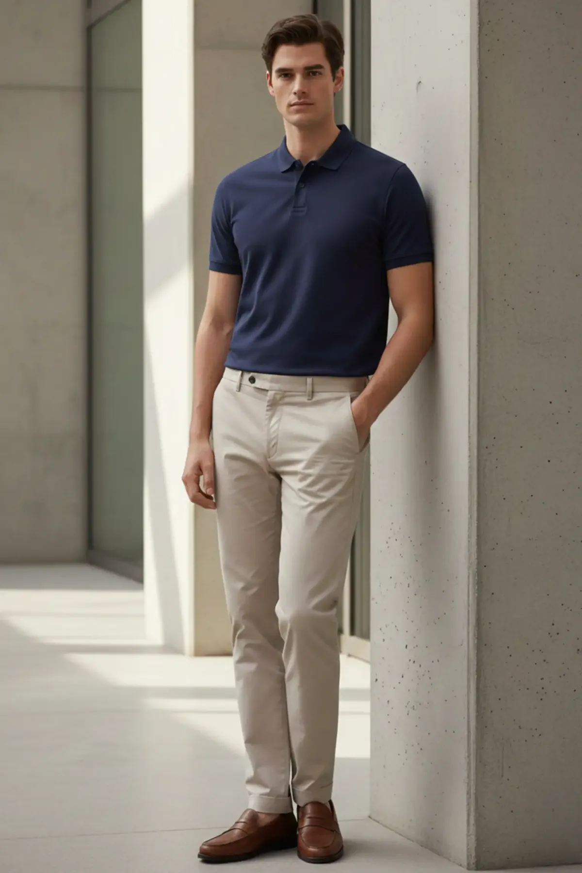 Classic Polo in Navy