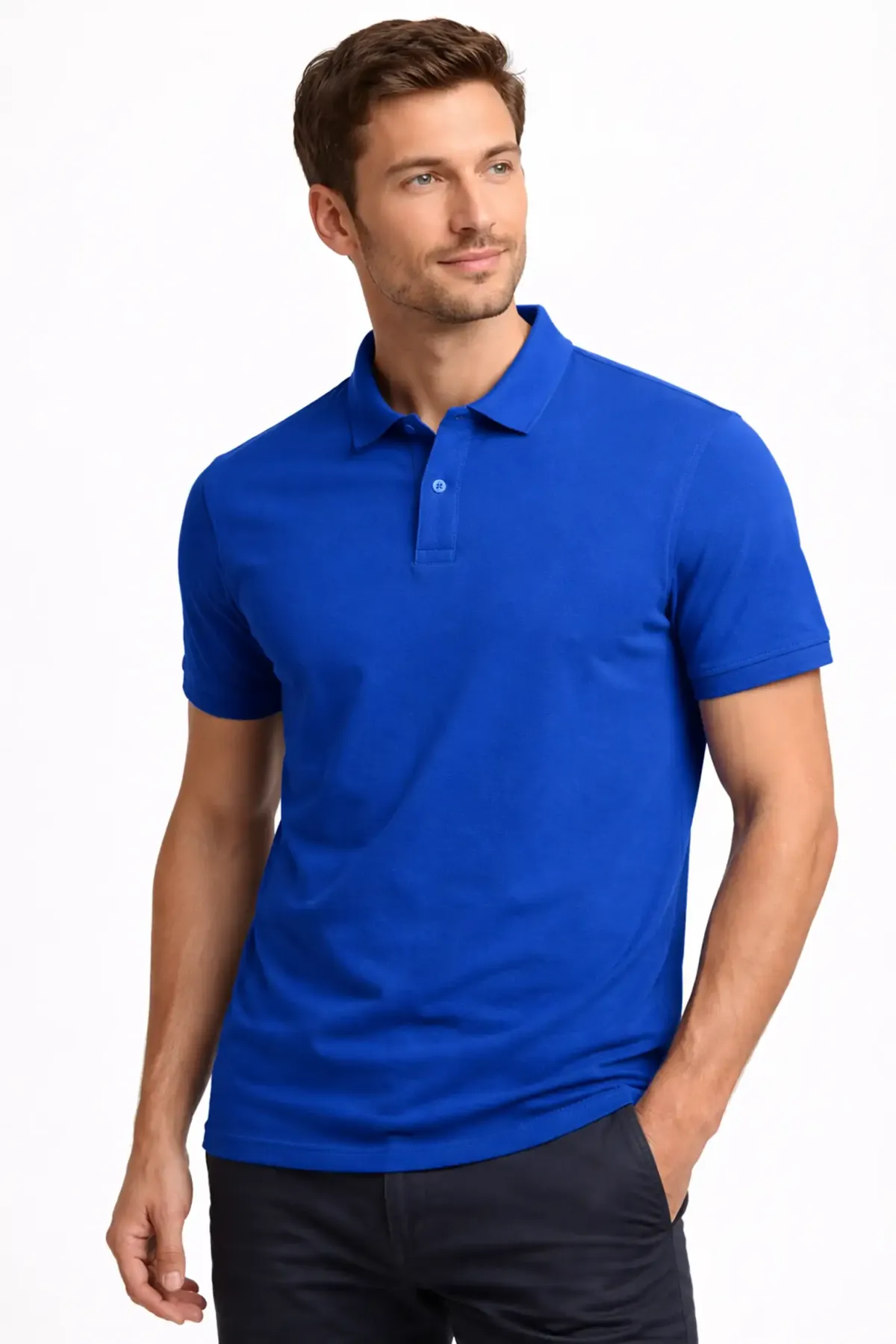 Men's Classic Polo in Royal Blue