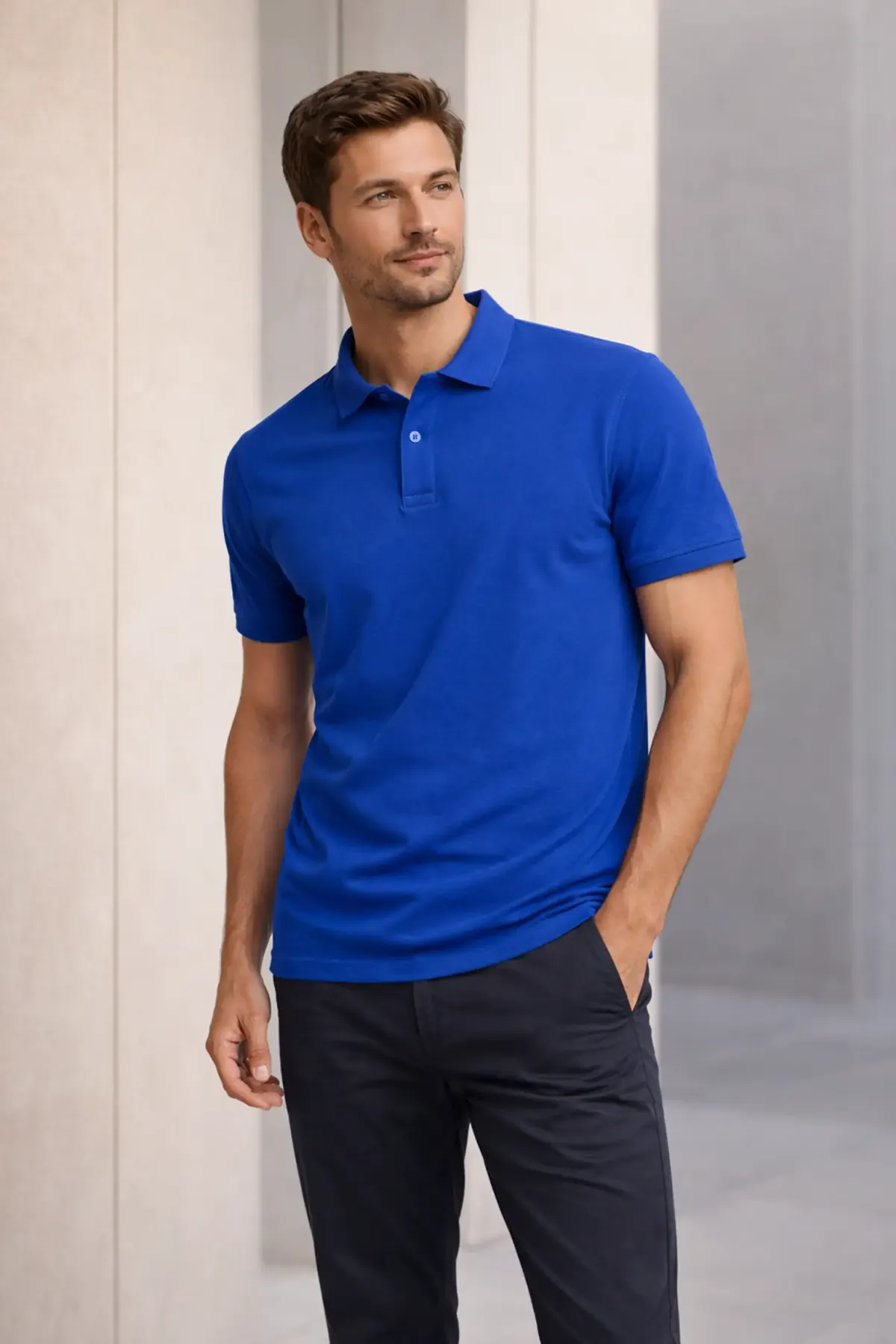 Classic Polo in Royal Blue