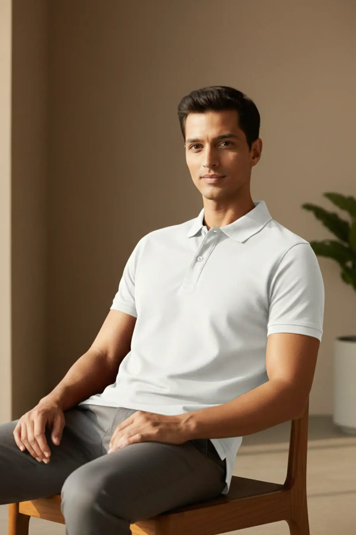 Classic Polo in White