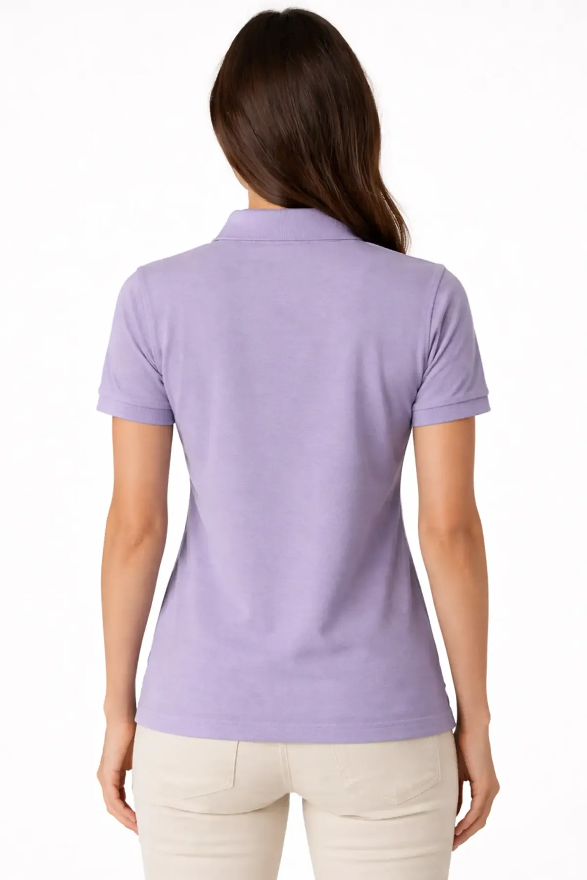 Classic Polo in Lavender, back