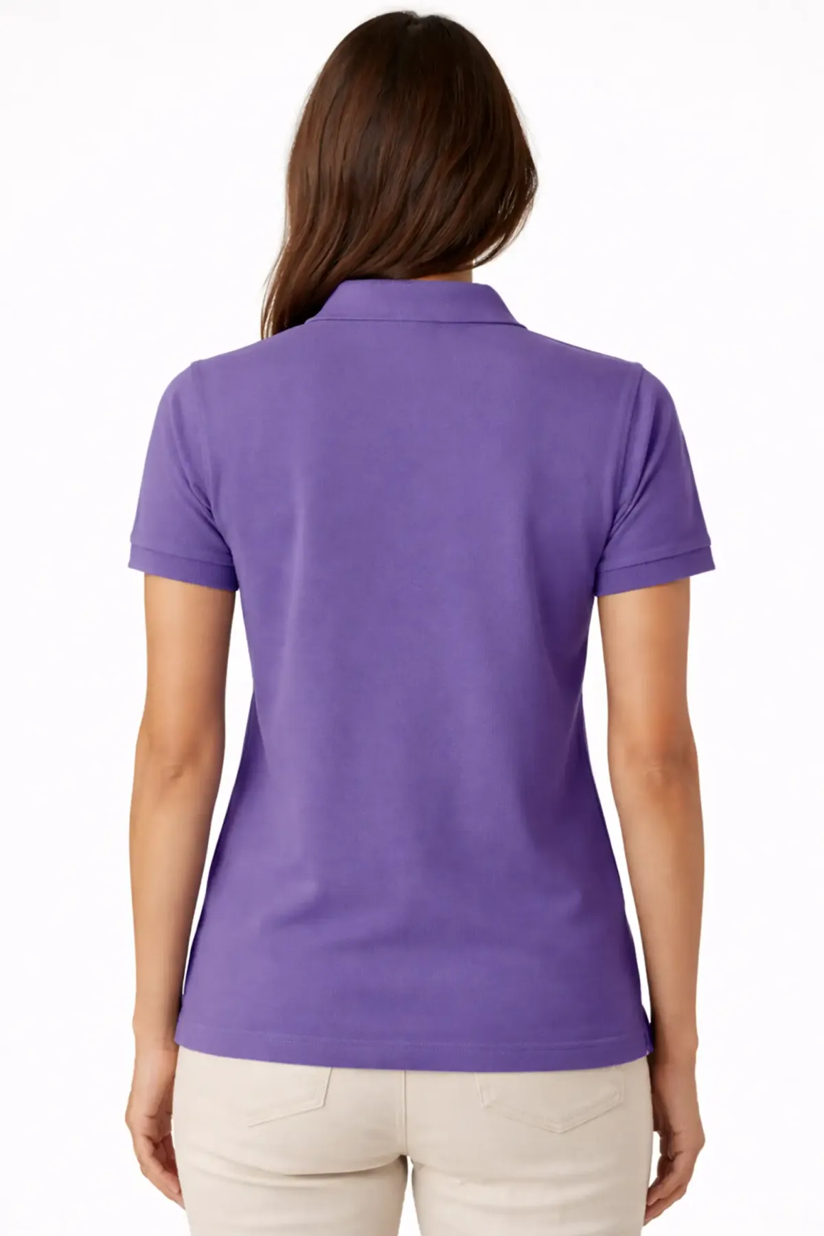 Classic Polo in Lilac, back
