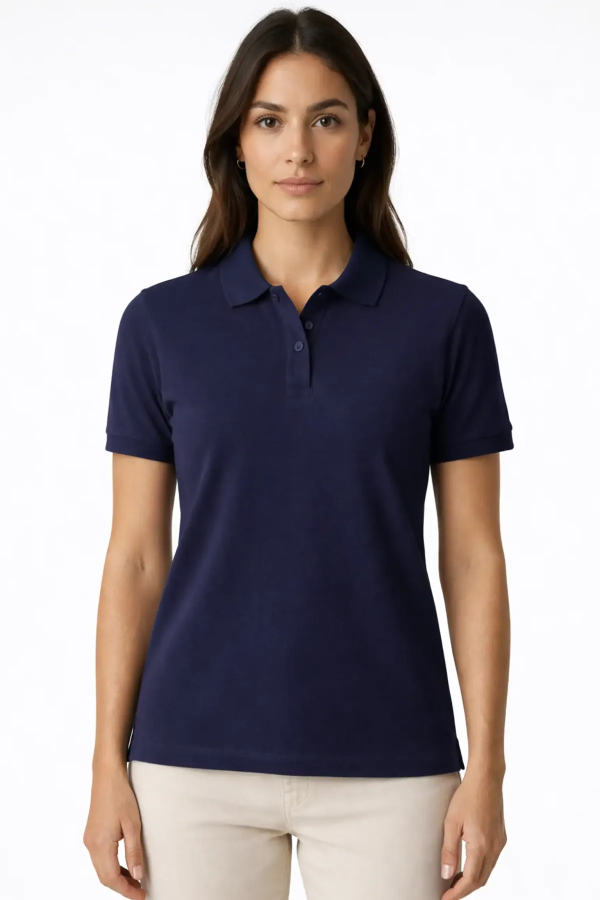 Women's Classic Polo in Navy