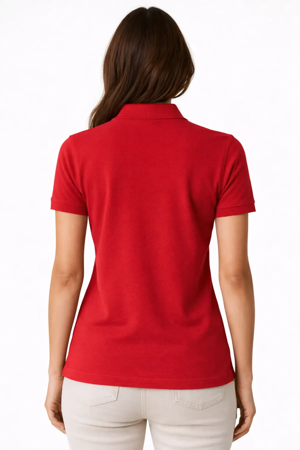 Classic Polo in Red, back