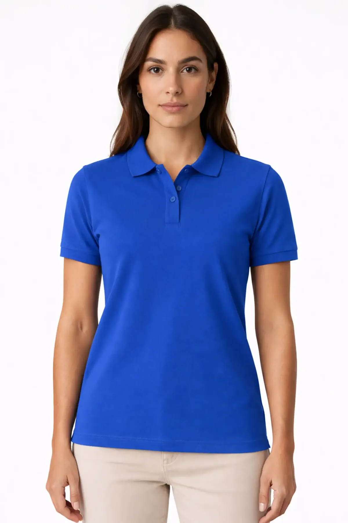 Women's Classic Polo in Royal Blue