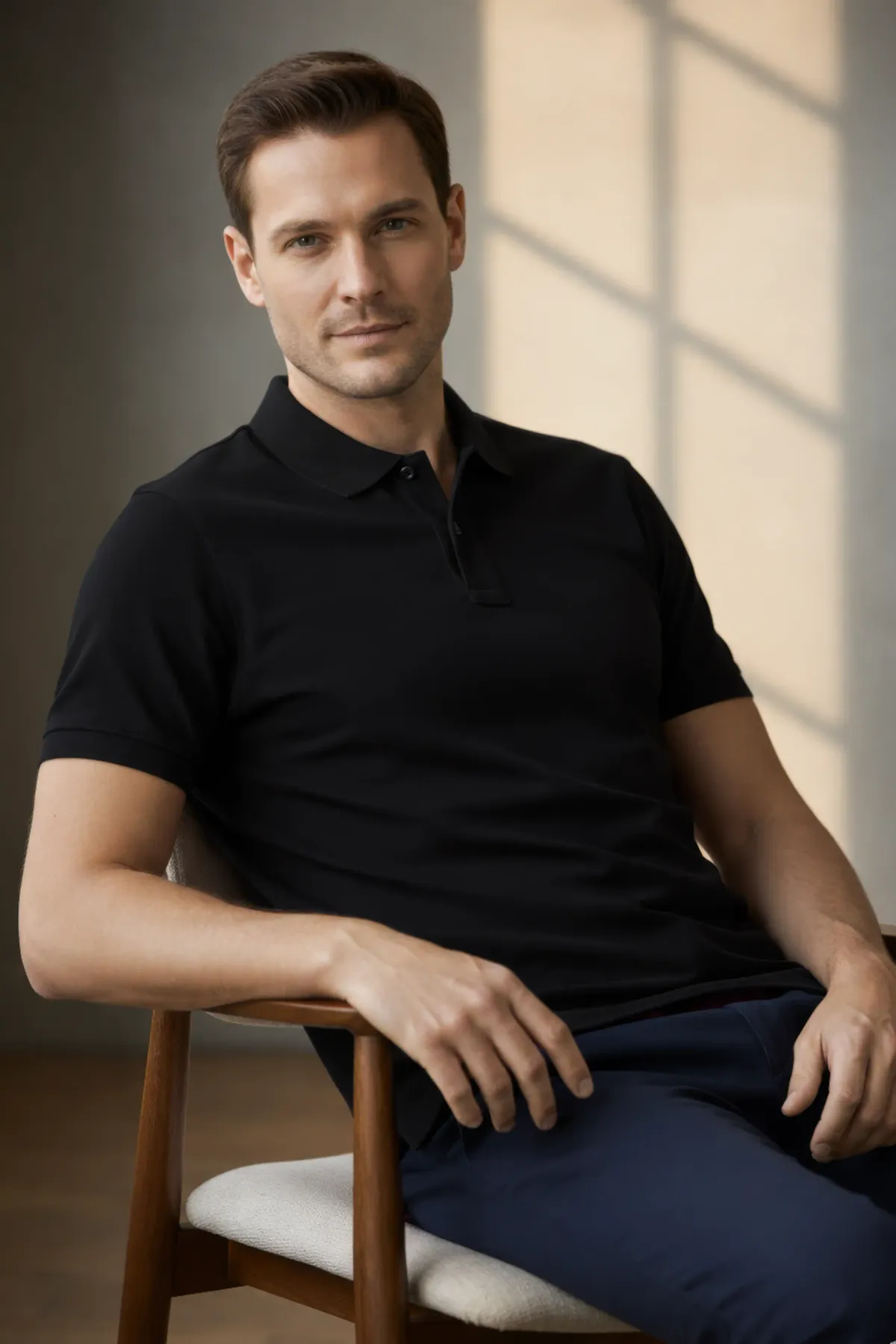 Heavy Polo in Black