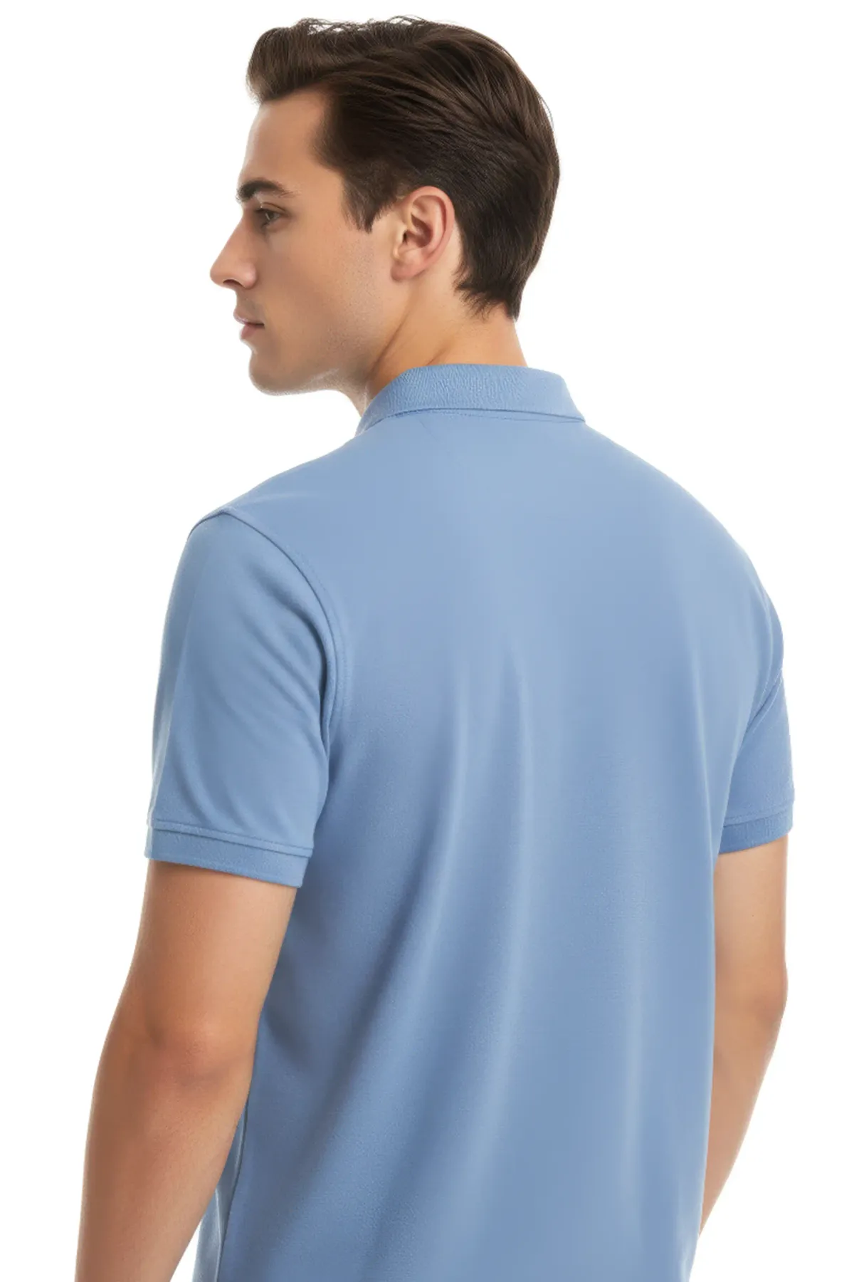 Heavy Polo in Blue, back